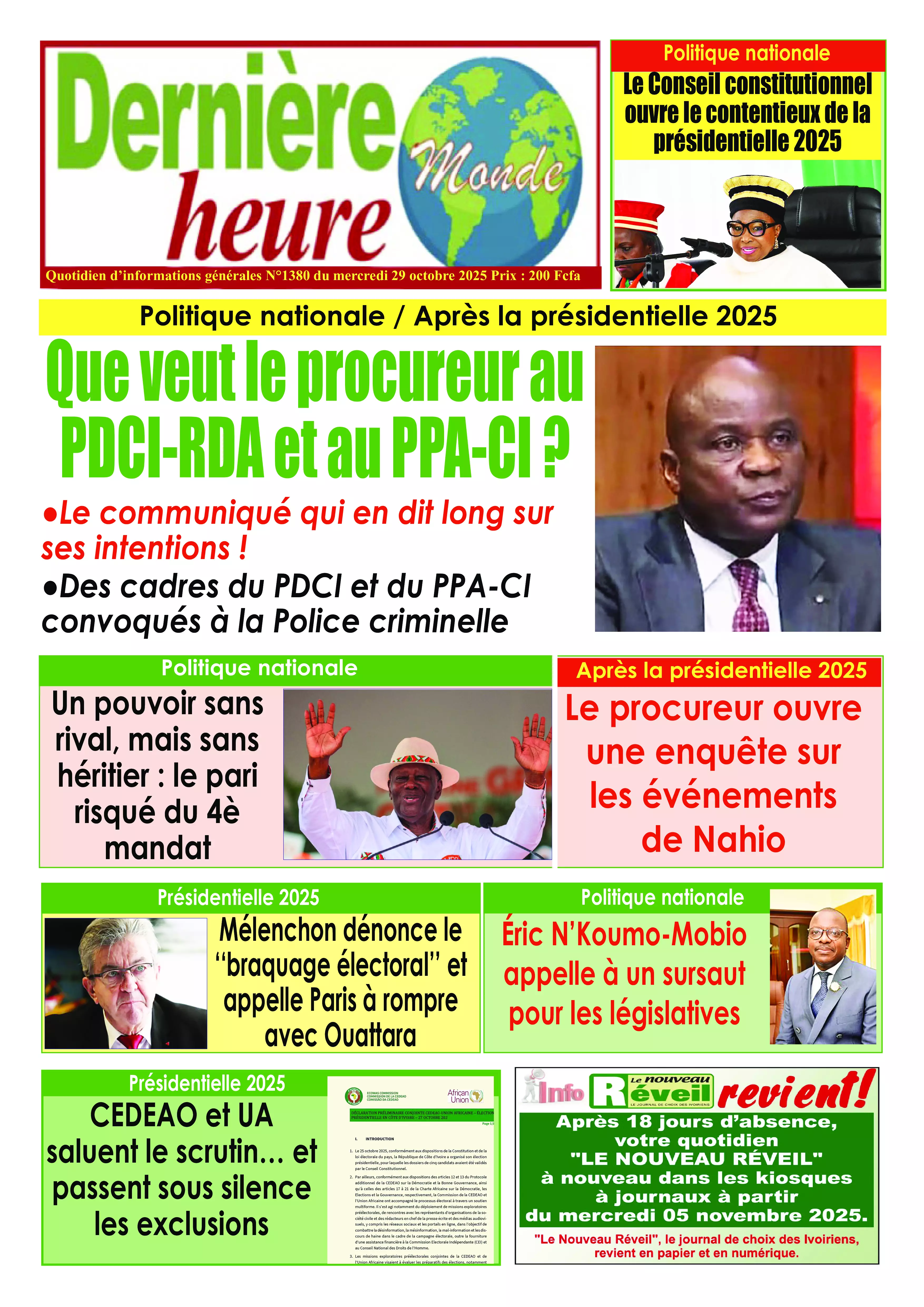 N° 1380 - 2025-10-29
