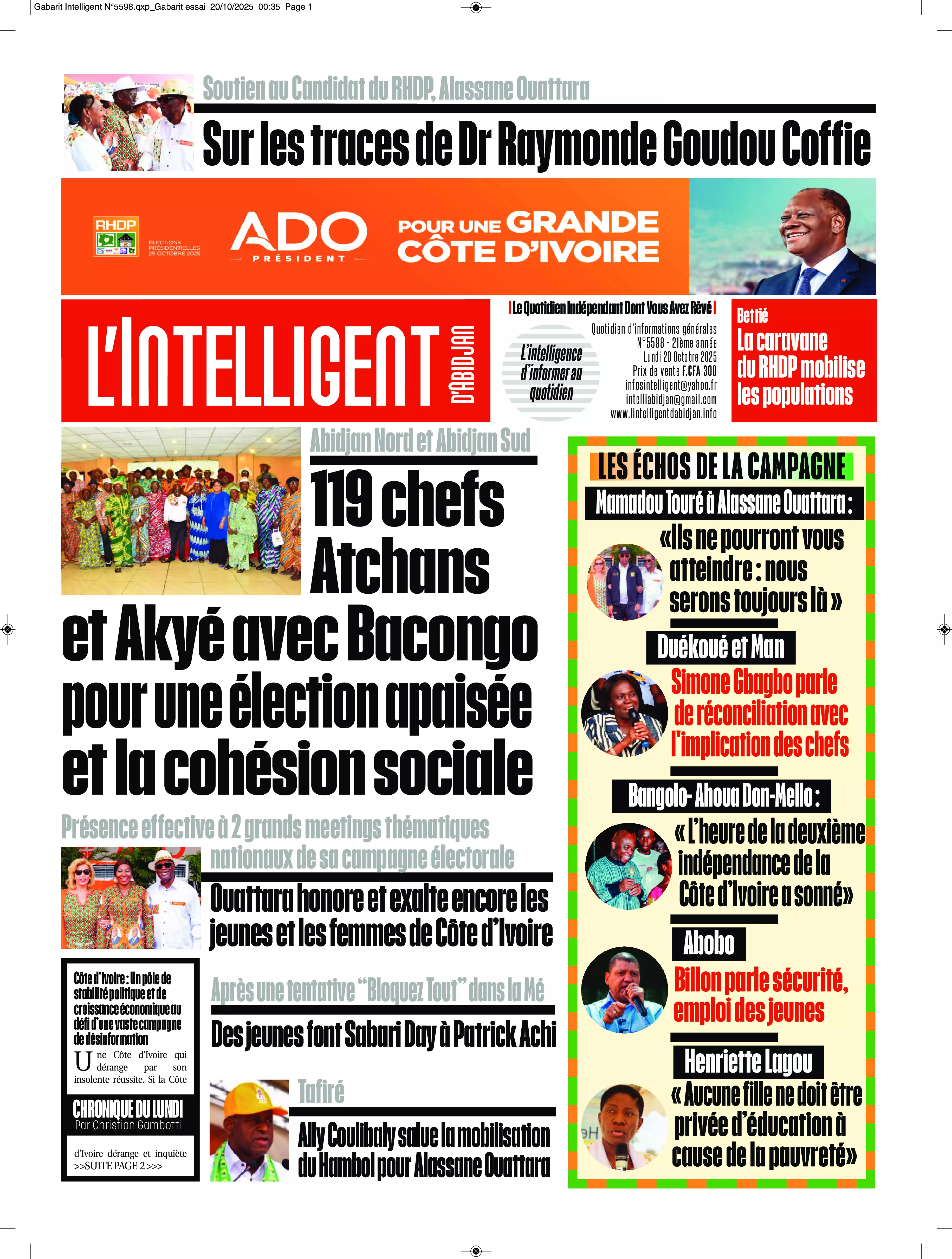 INTELLIGENT ABIDJAN N° 5598