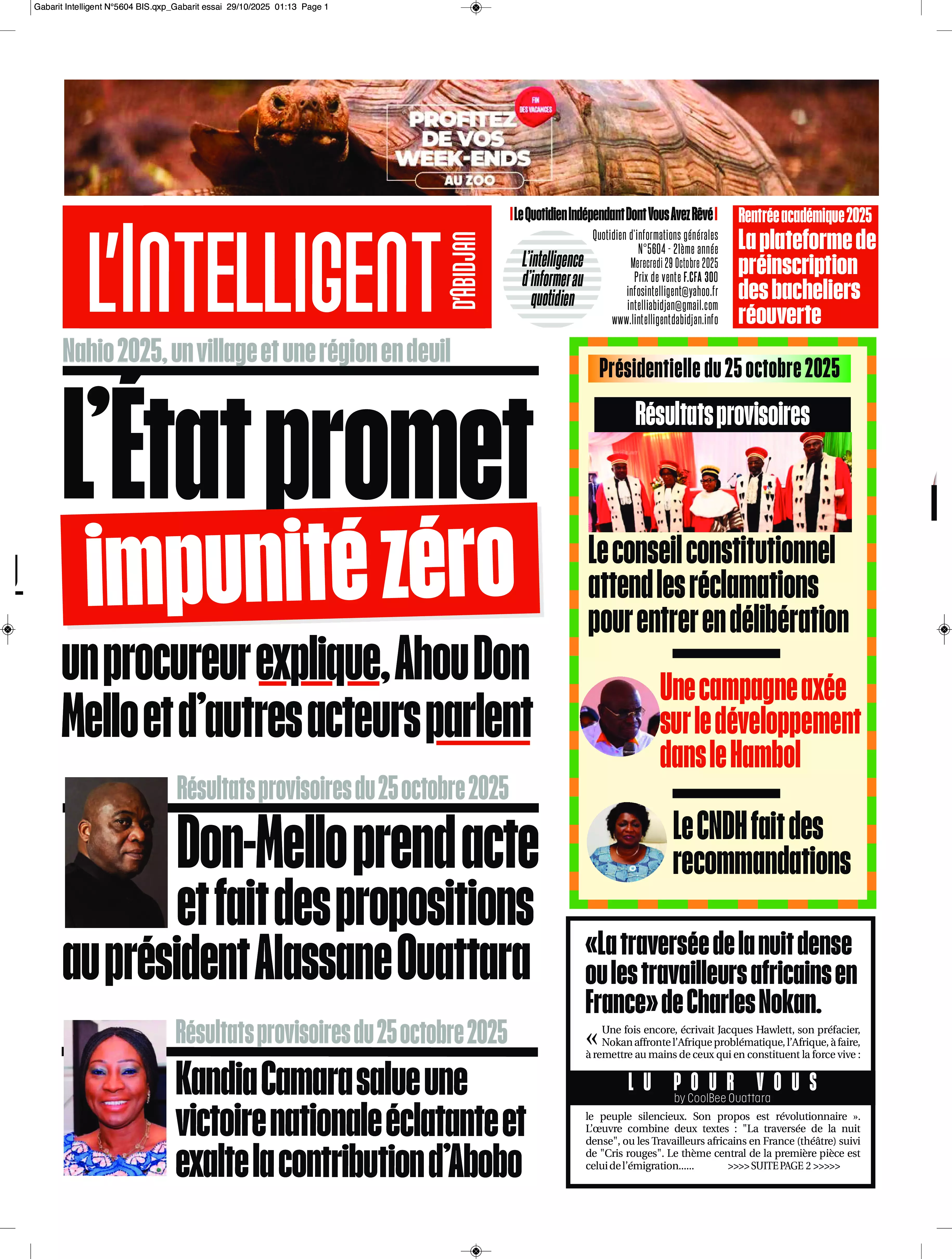 N° 5604 - 2025-10-29