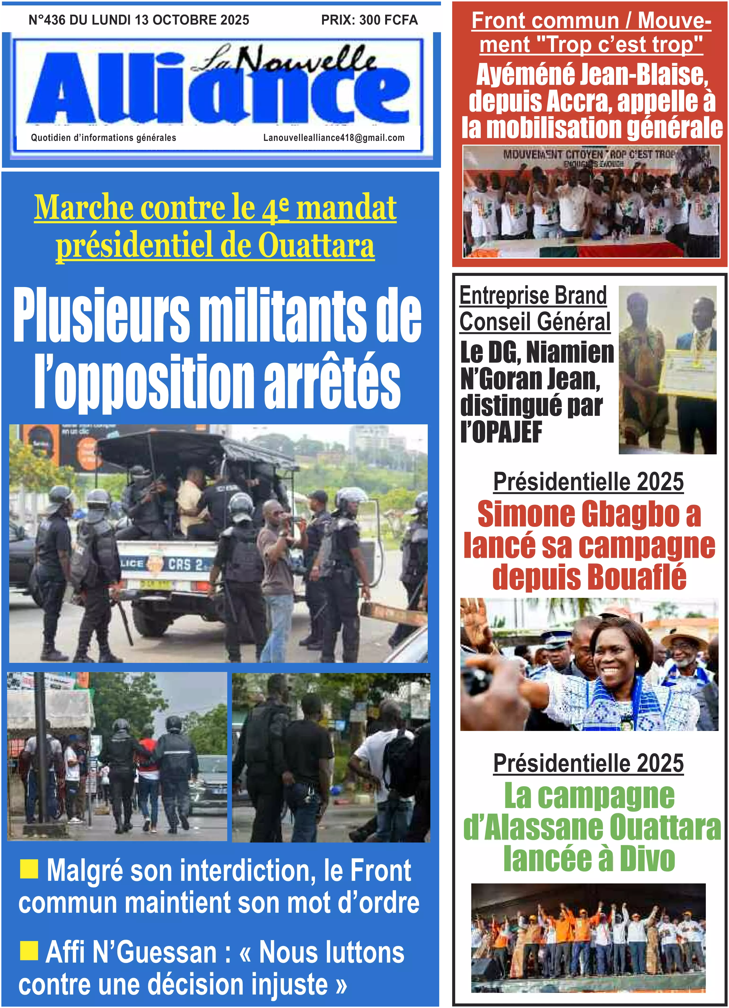 N° 436 - 2025-10-13