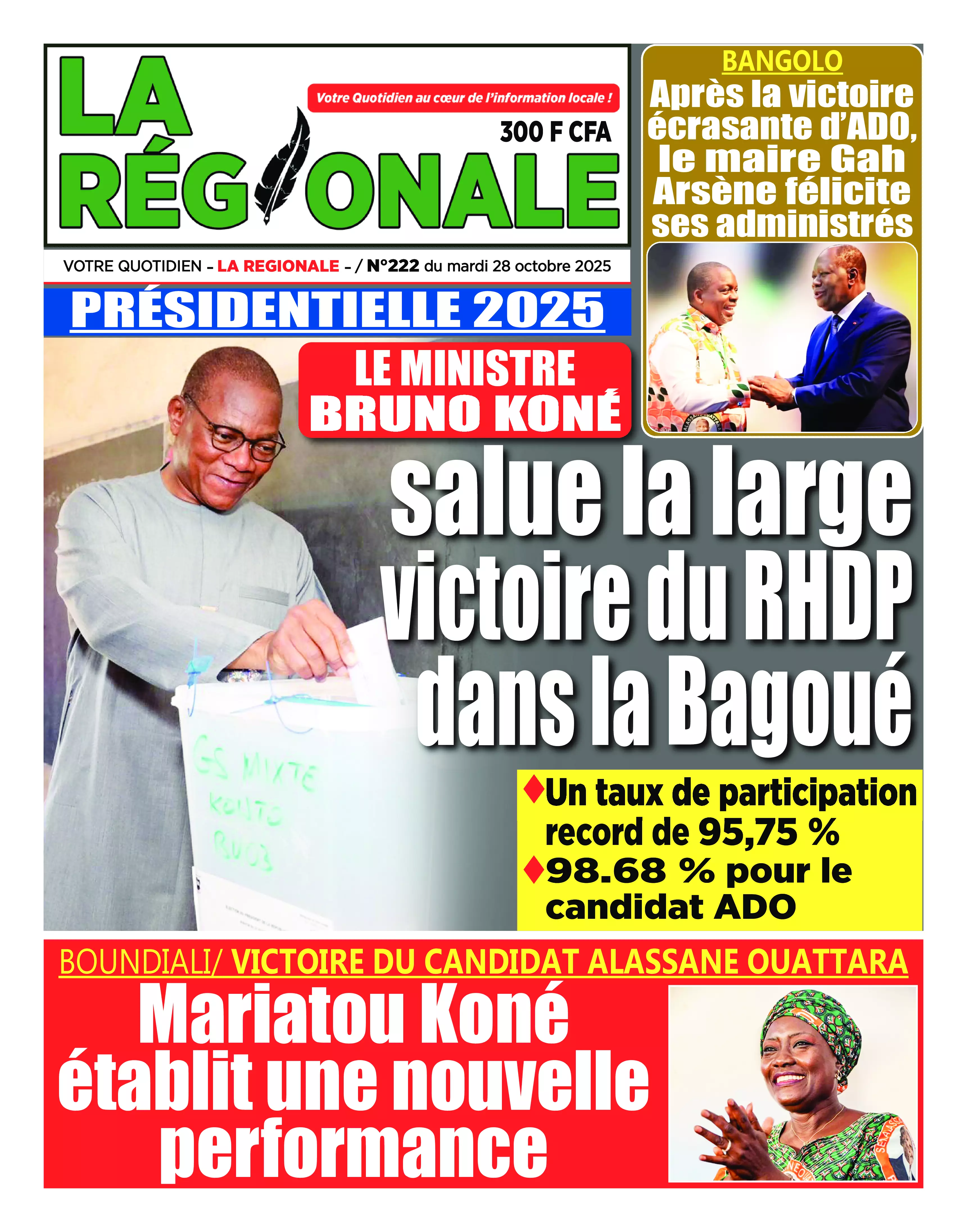 N° 222 - 2025-10-28