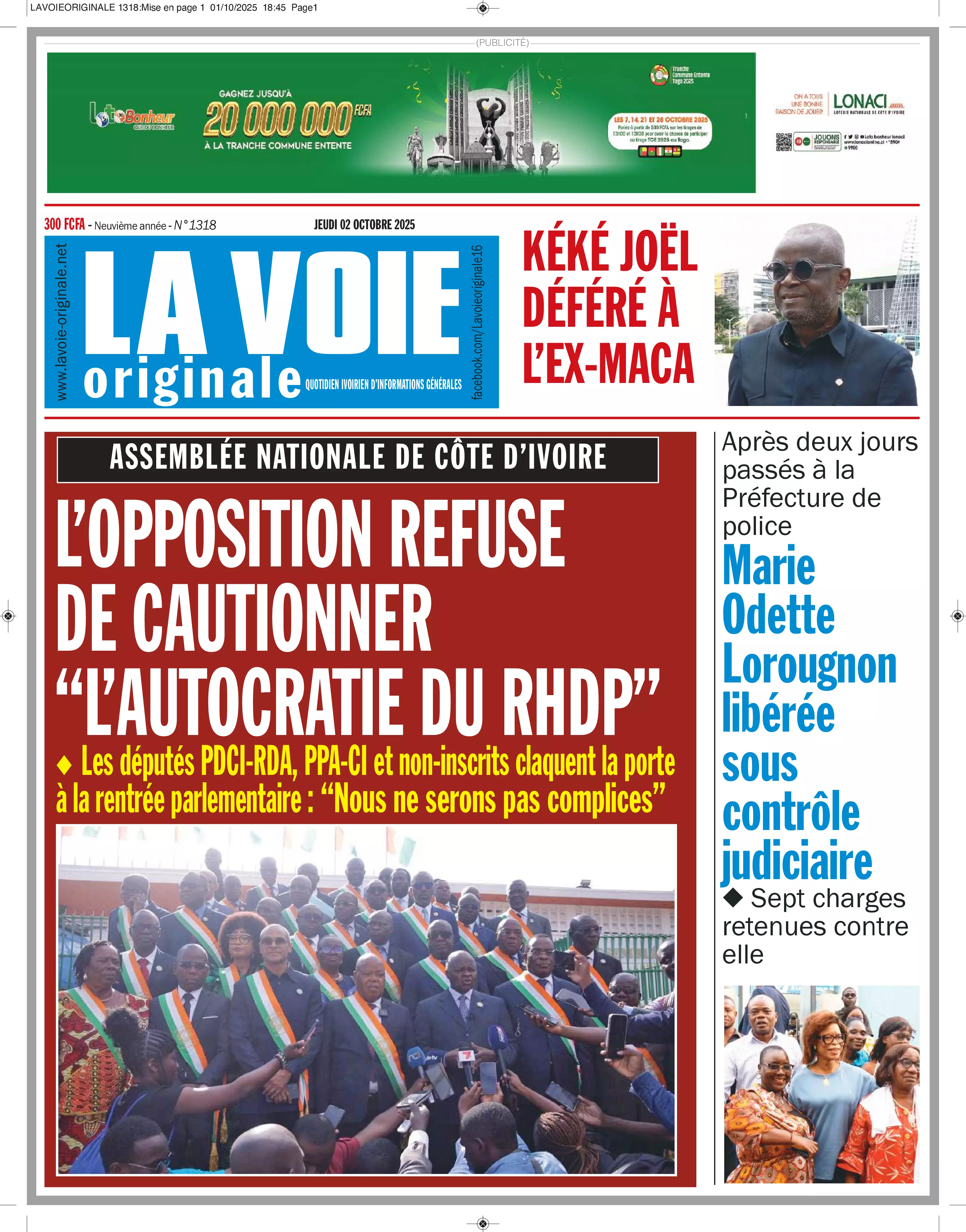 N° 1318 - 2025-10-02