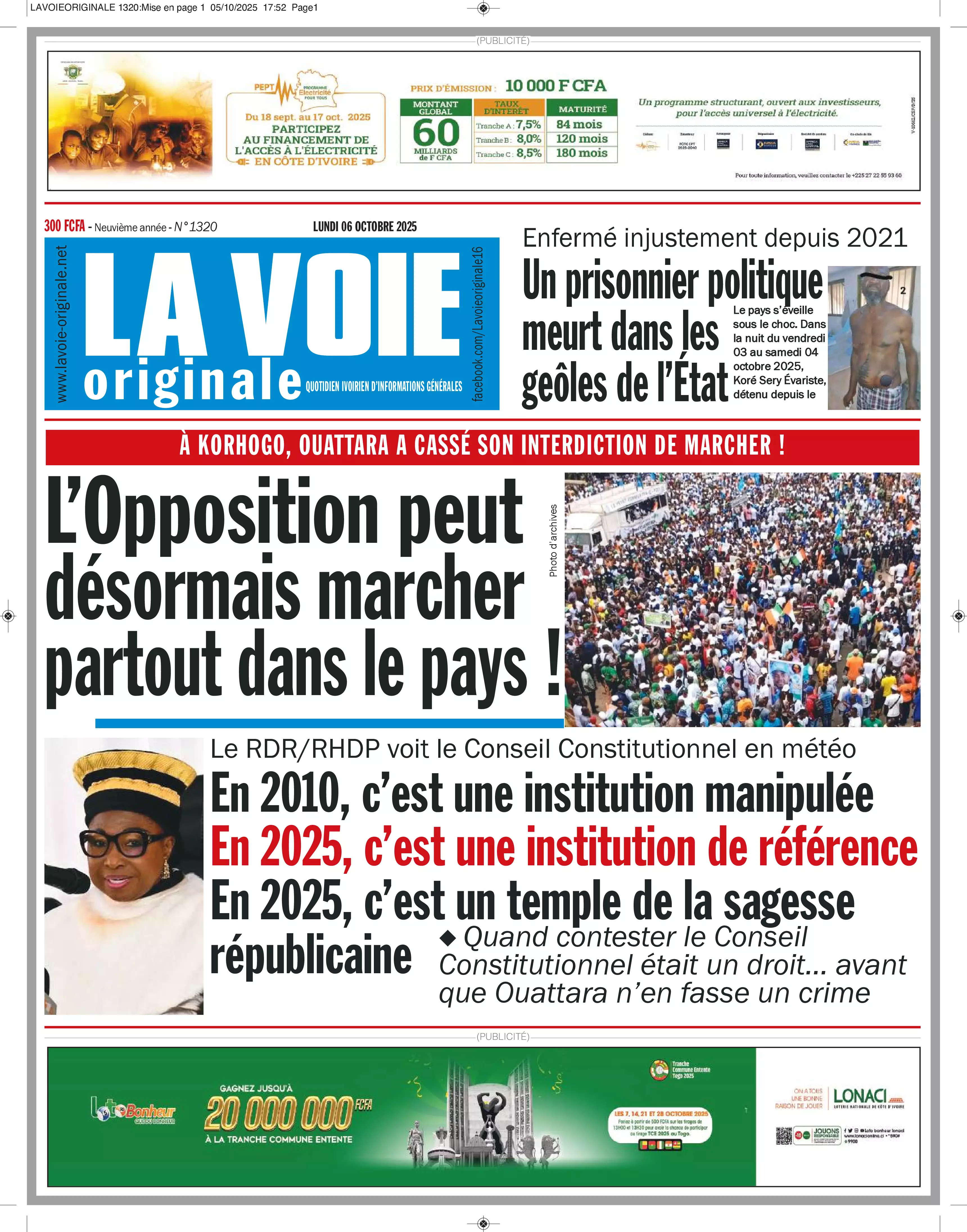 N° 1320 - 2025-10-06