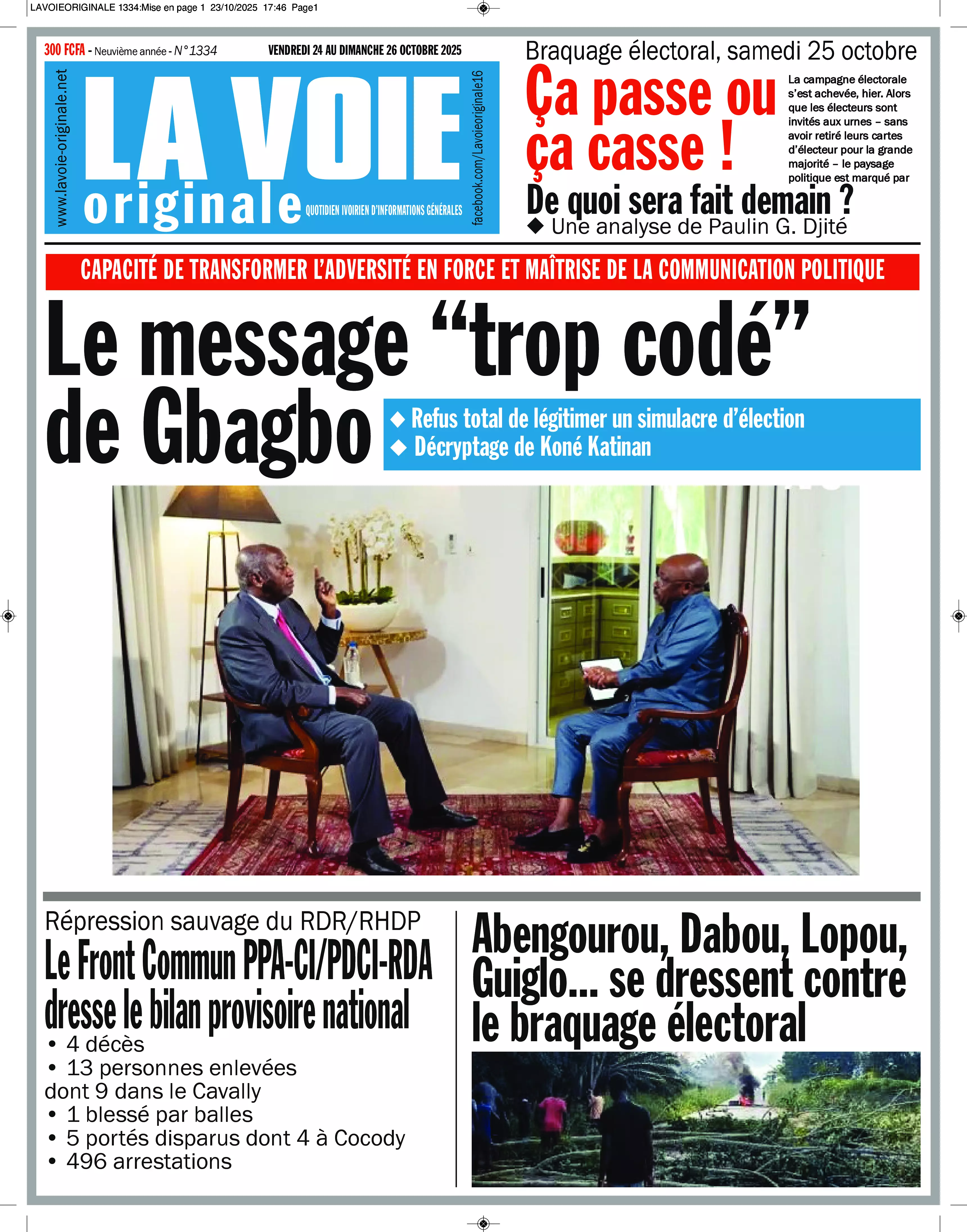 N° 1334 - 2025-10-24