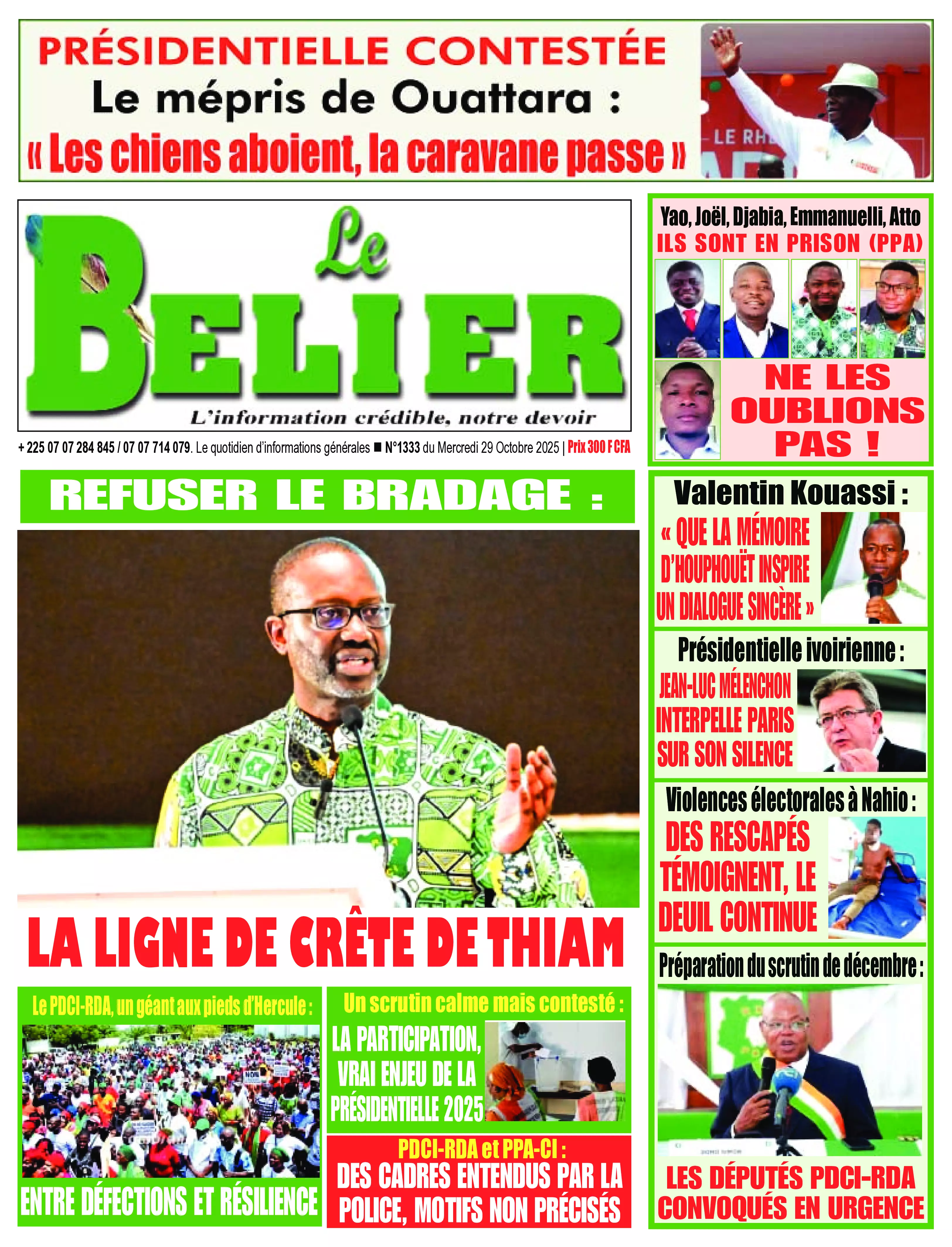N° 1333 - 2025-10-29