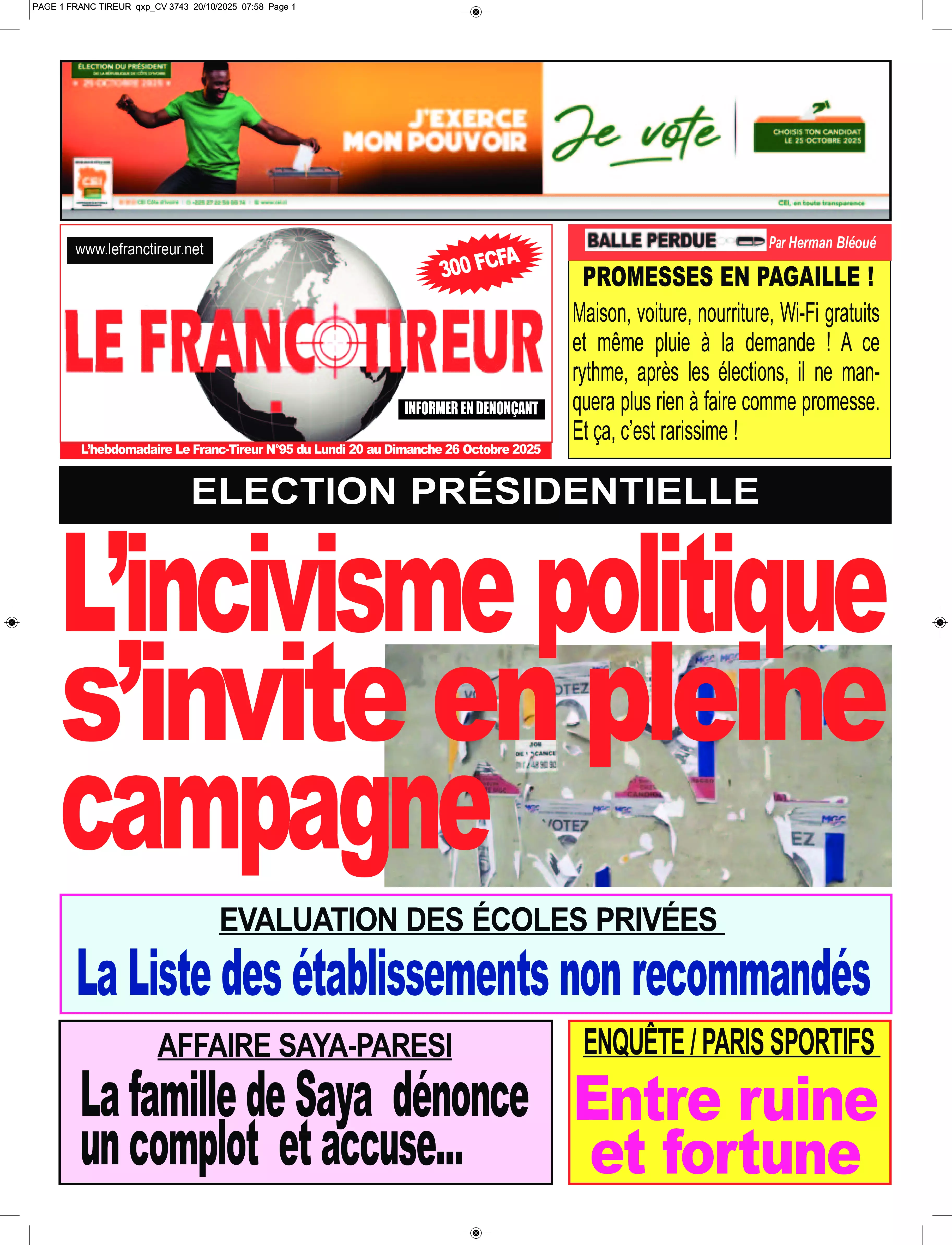 LE FRANC TIREUR N° 95