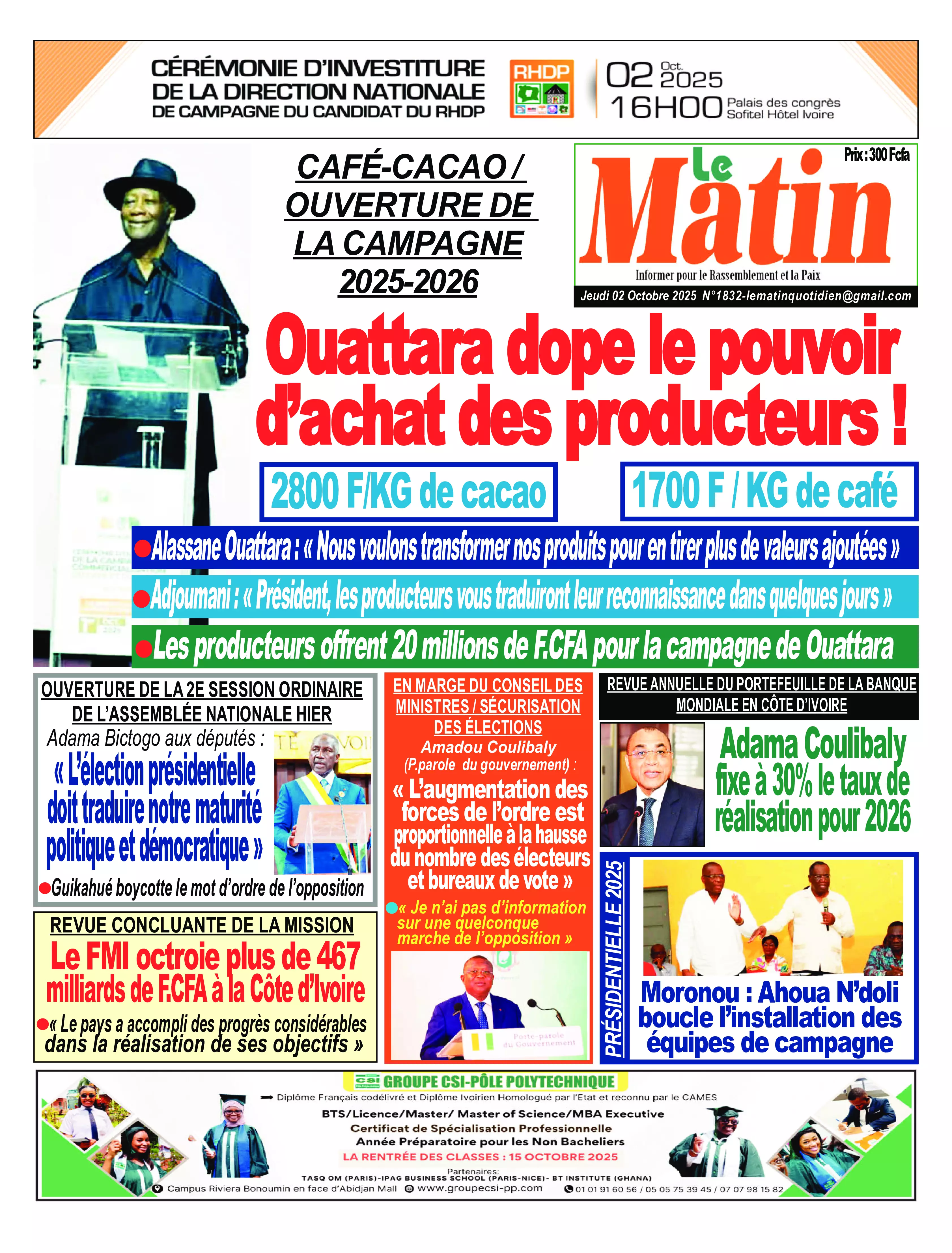 N° 1832 - 2025-10-02