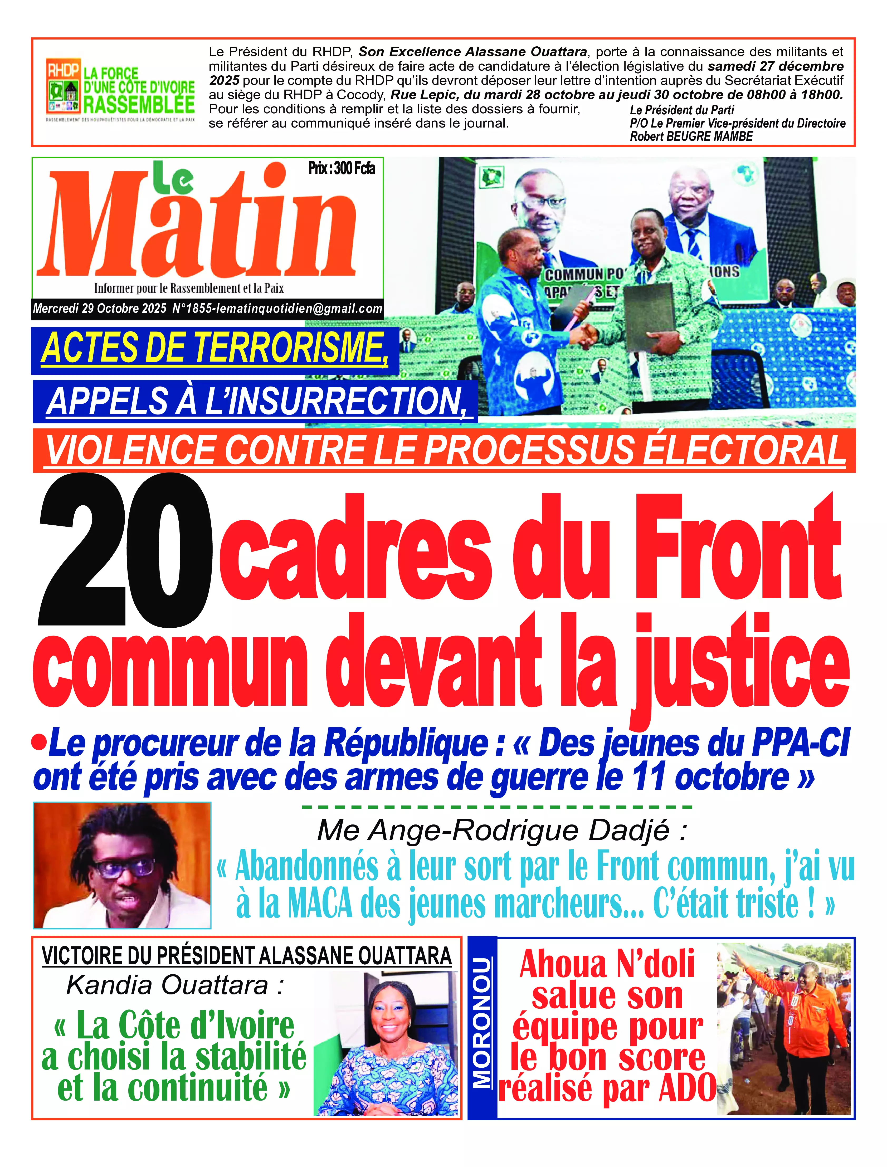 N° 1855 - 2025-10-29