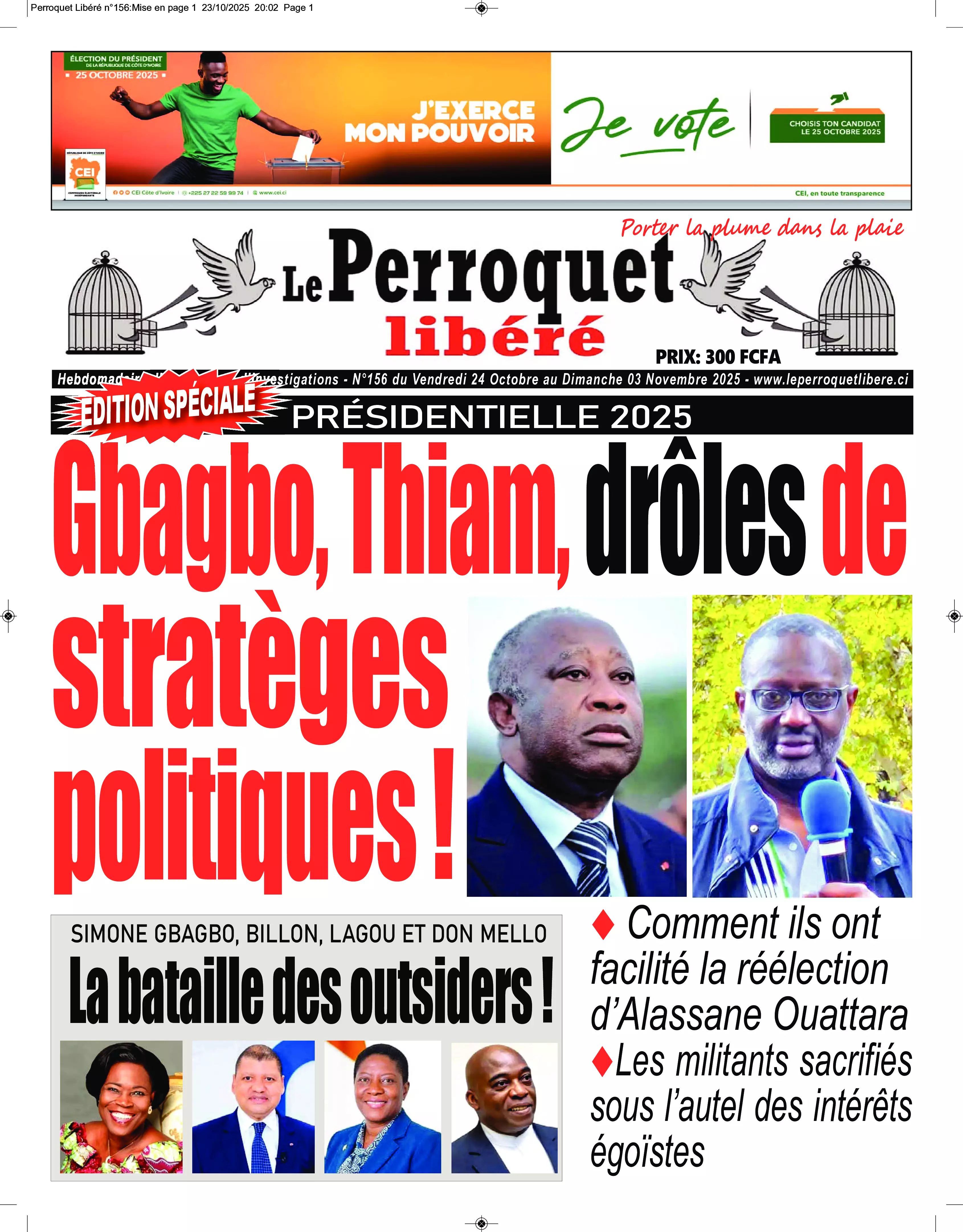 N° 156 - 2025-10-24
