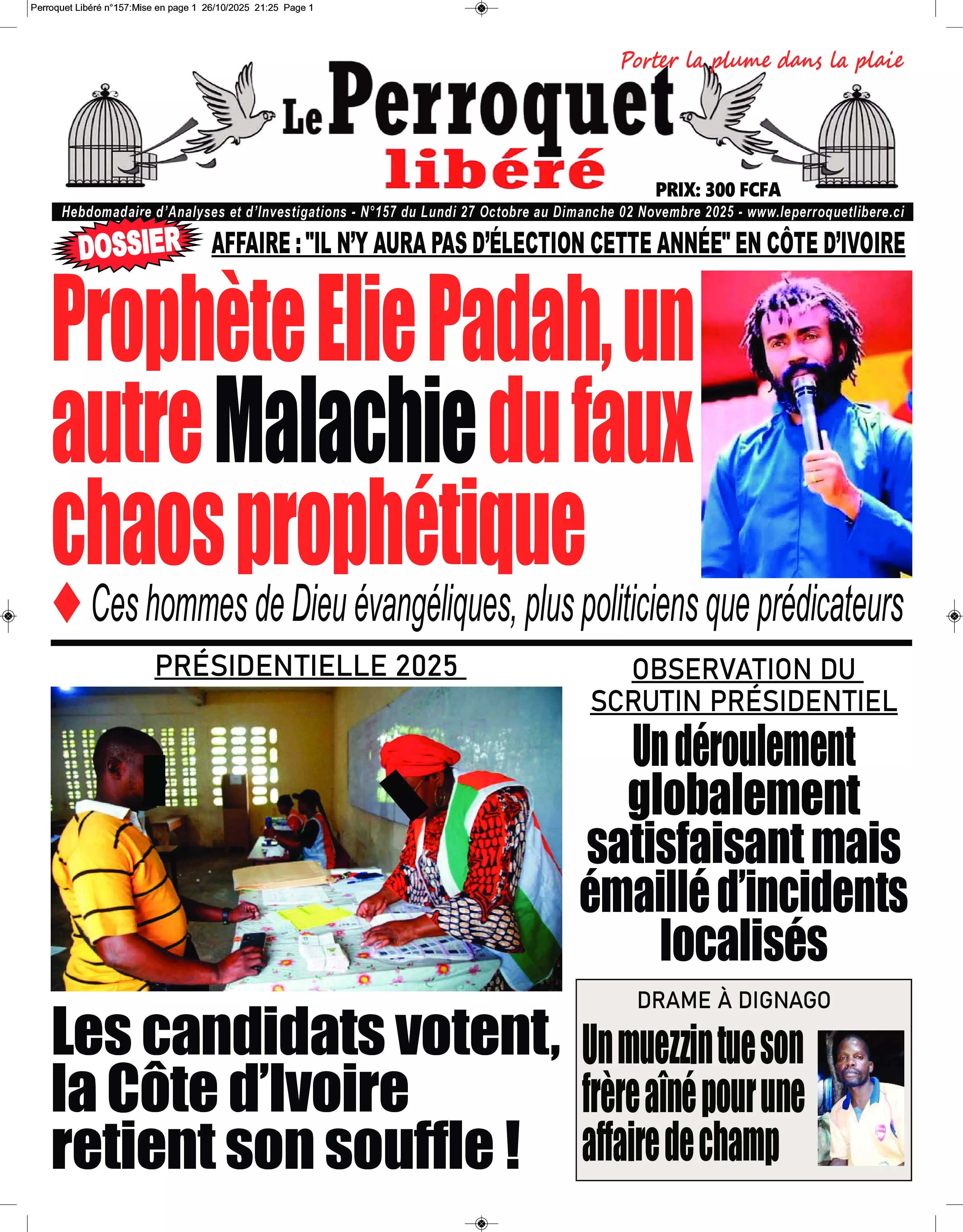 N° 157 - 2025-10-27