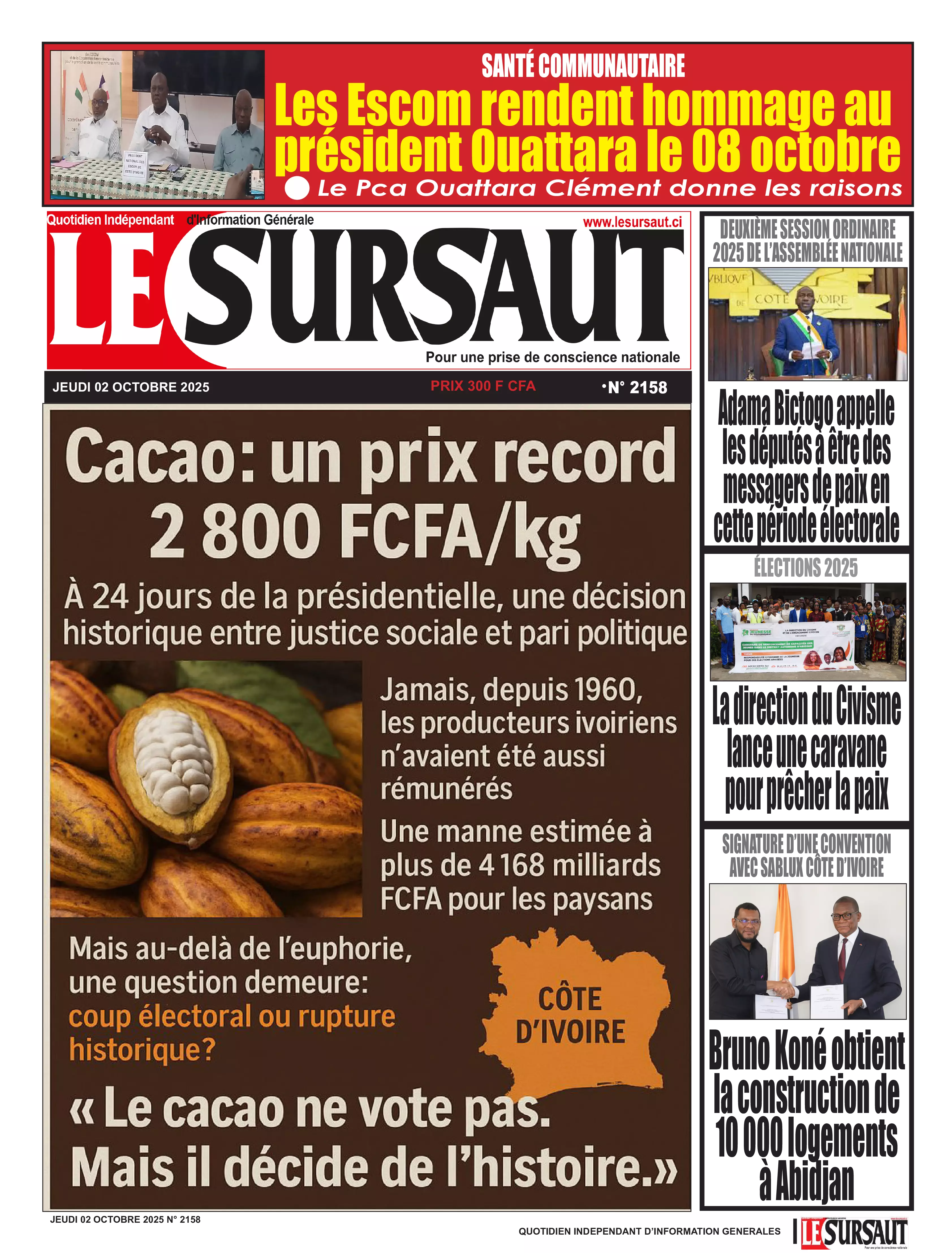 N° 2158 - 2025-10-02