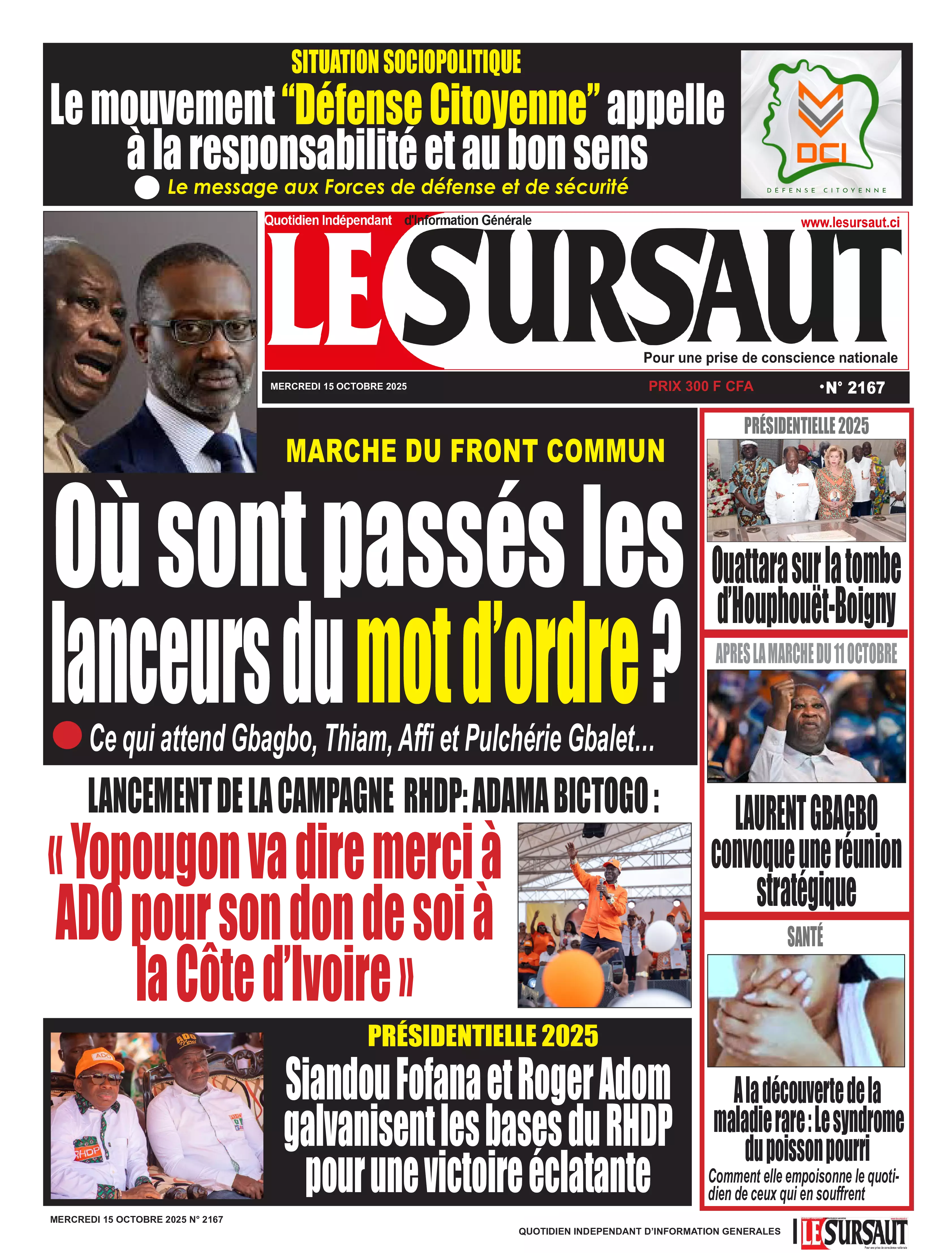 N° 2167 - 2025-10-15
