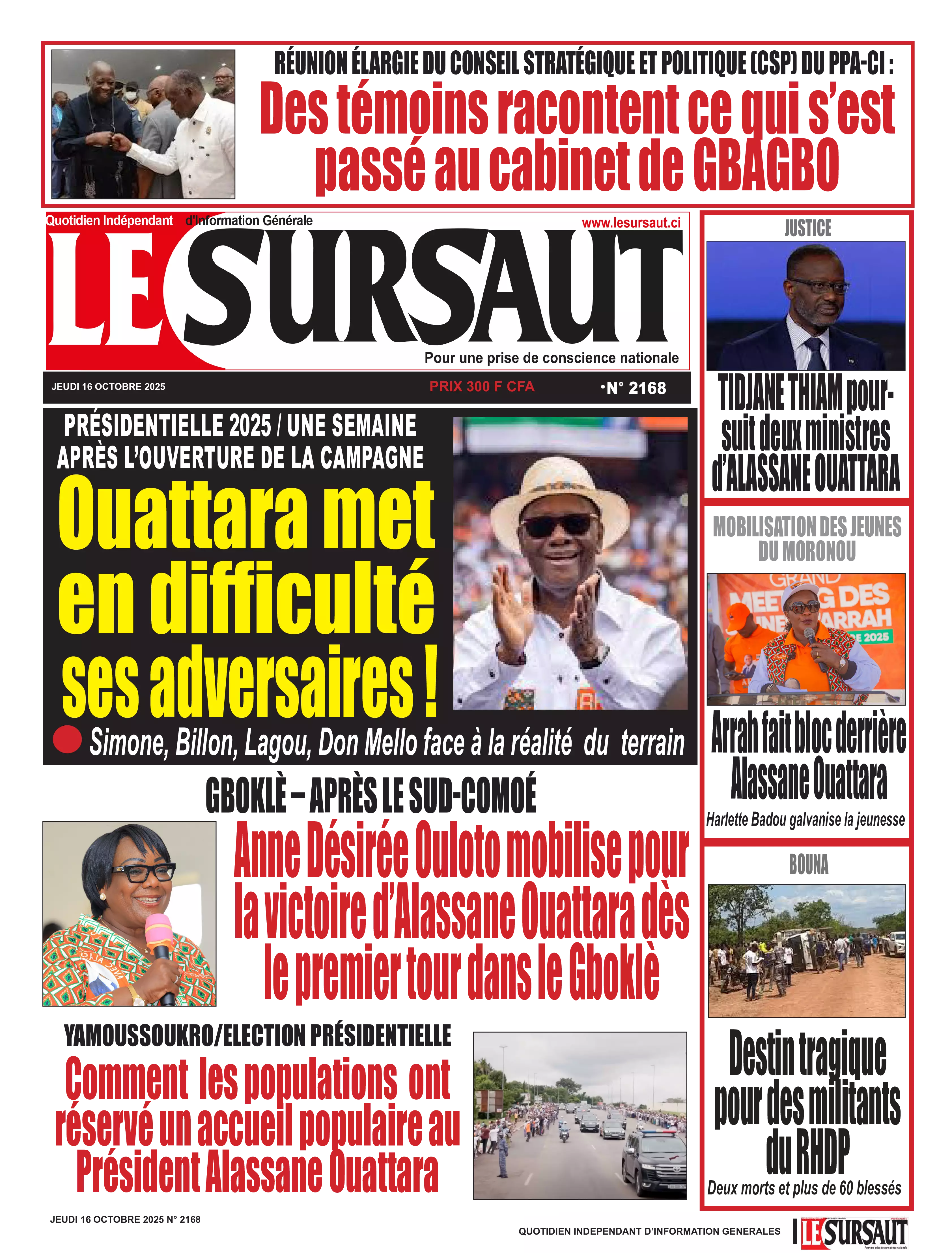 N° 2168 - 2025-10-16