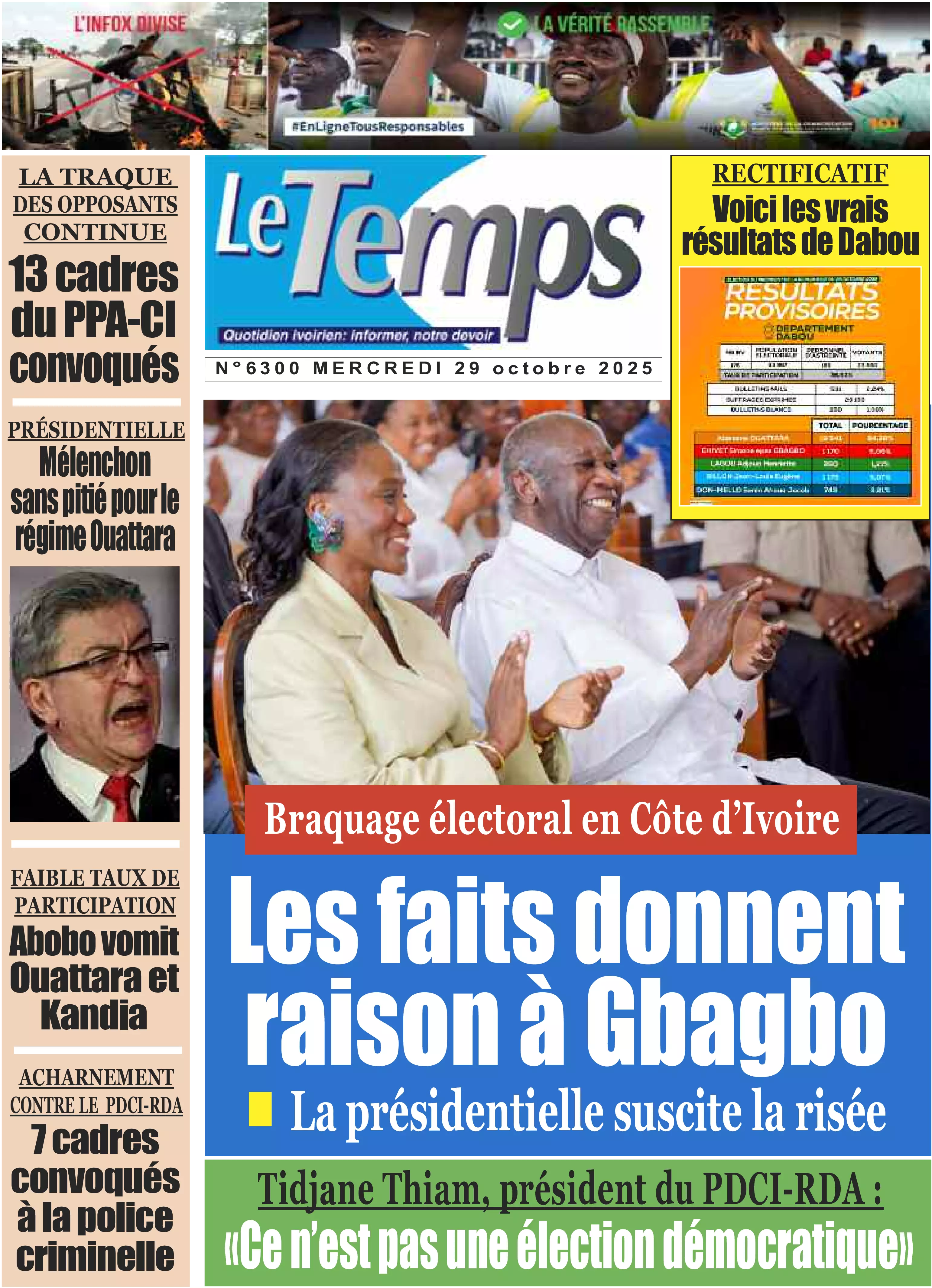 N° 6300 - 2025-10-29