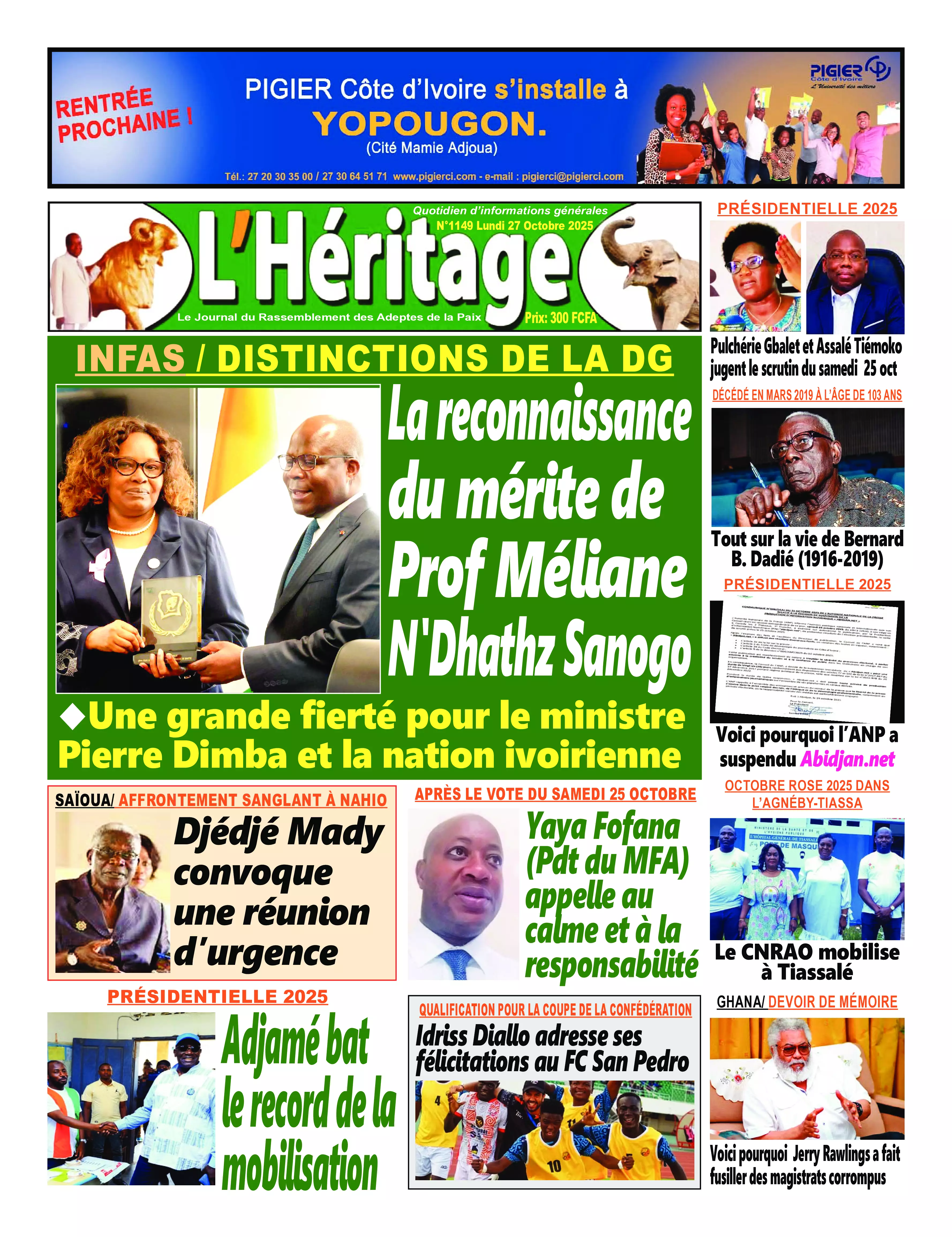 N° 1149 - 2025-10-27