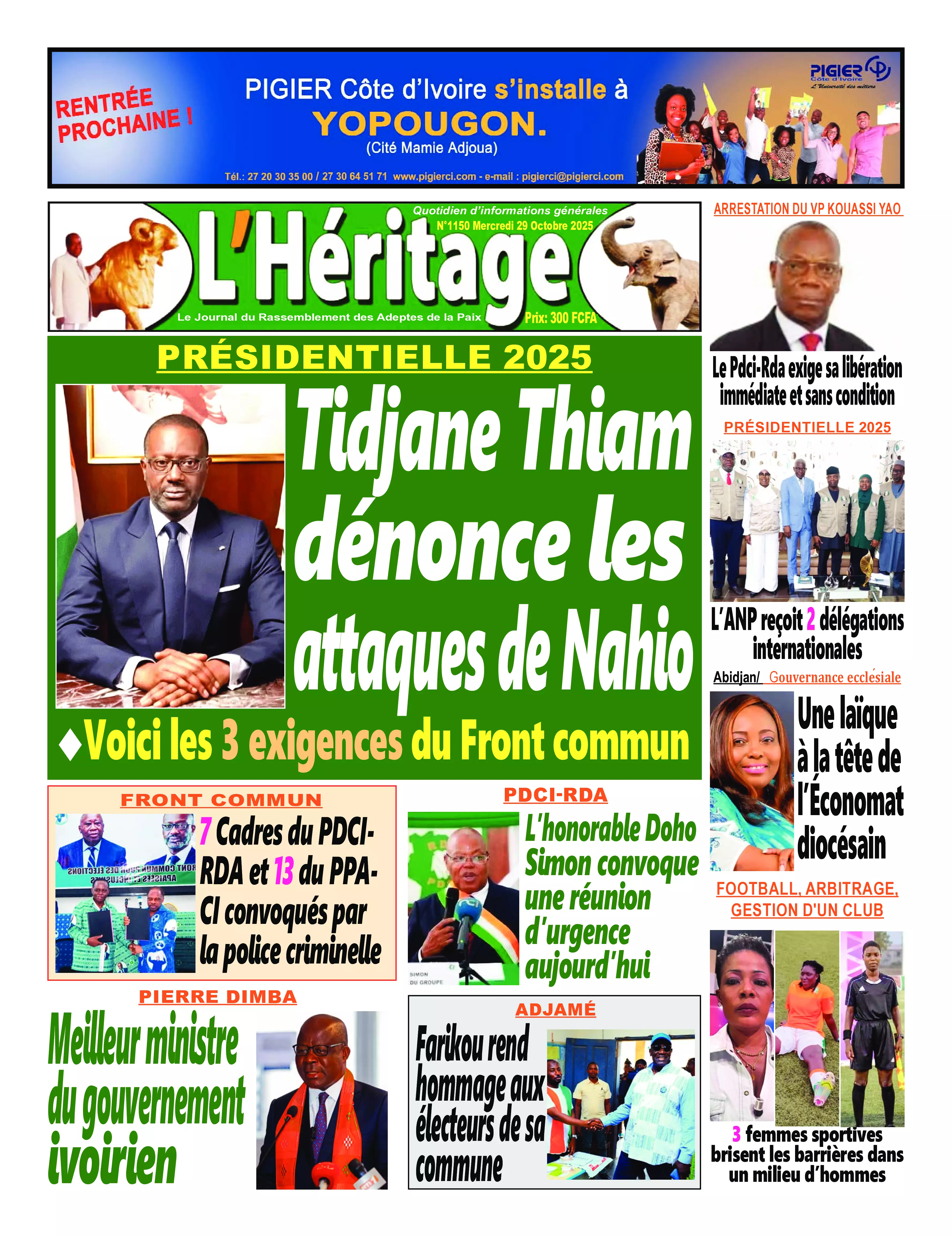 N° 1150 - 2025-10-29