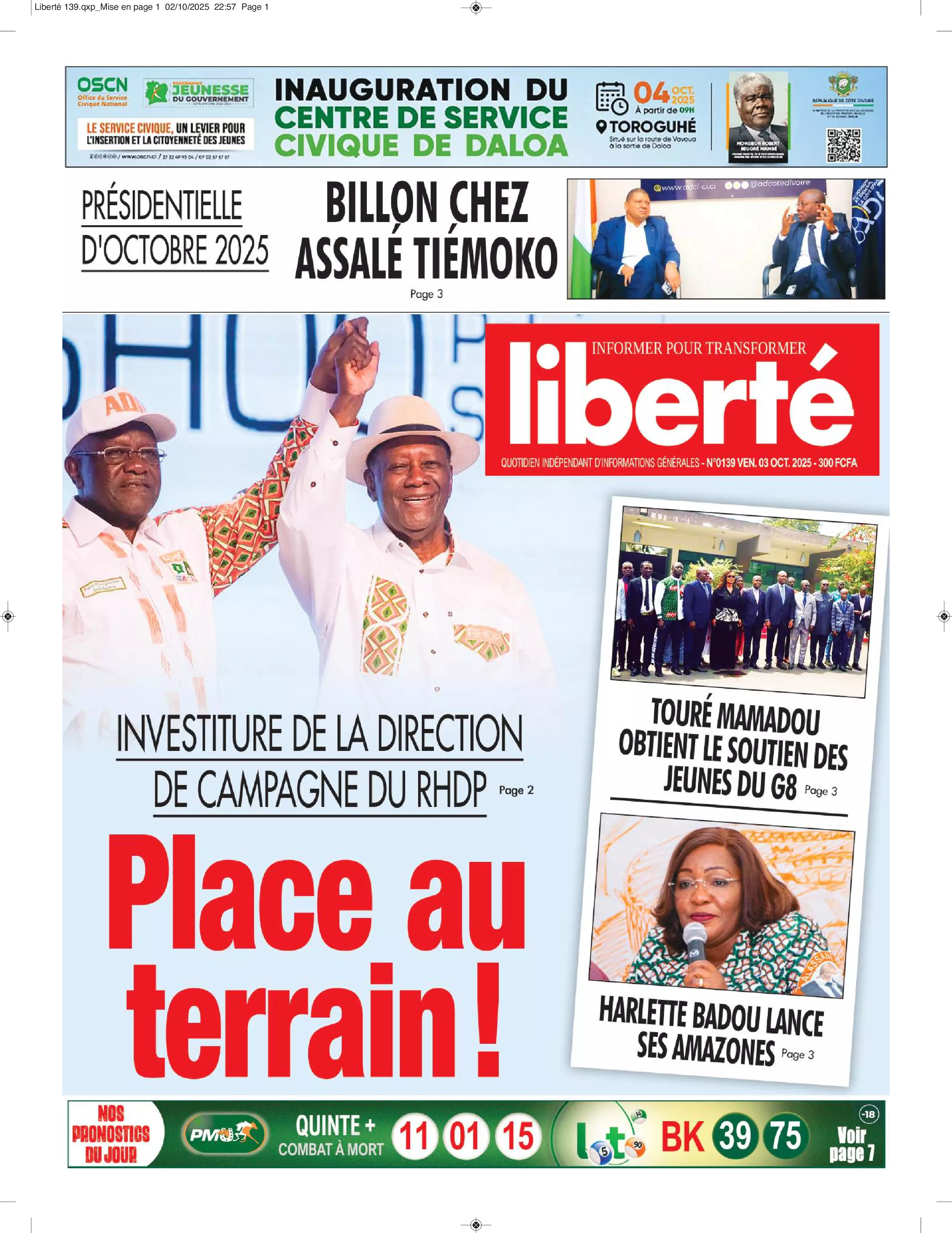 N° 139 - 2025-10-03
