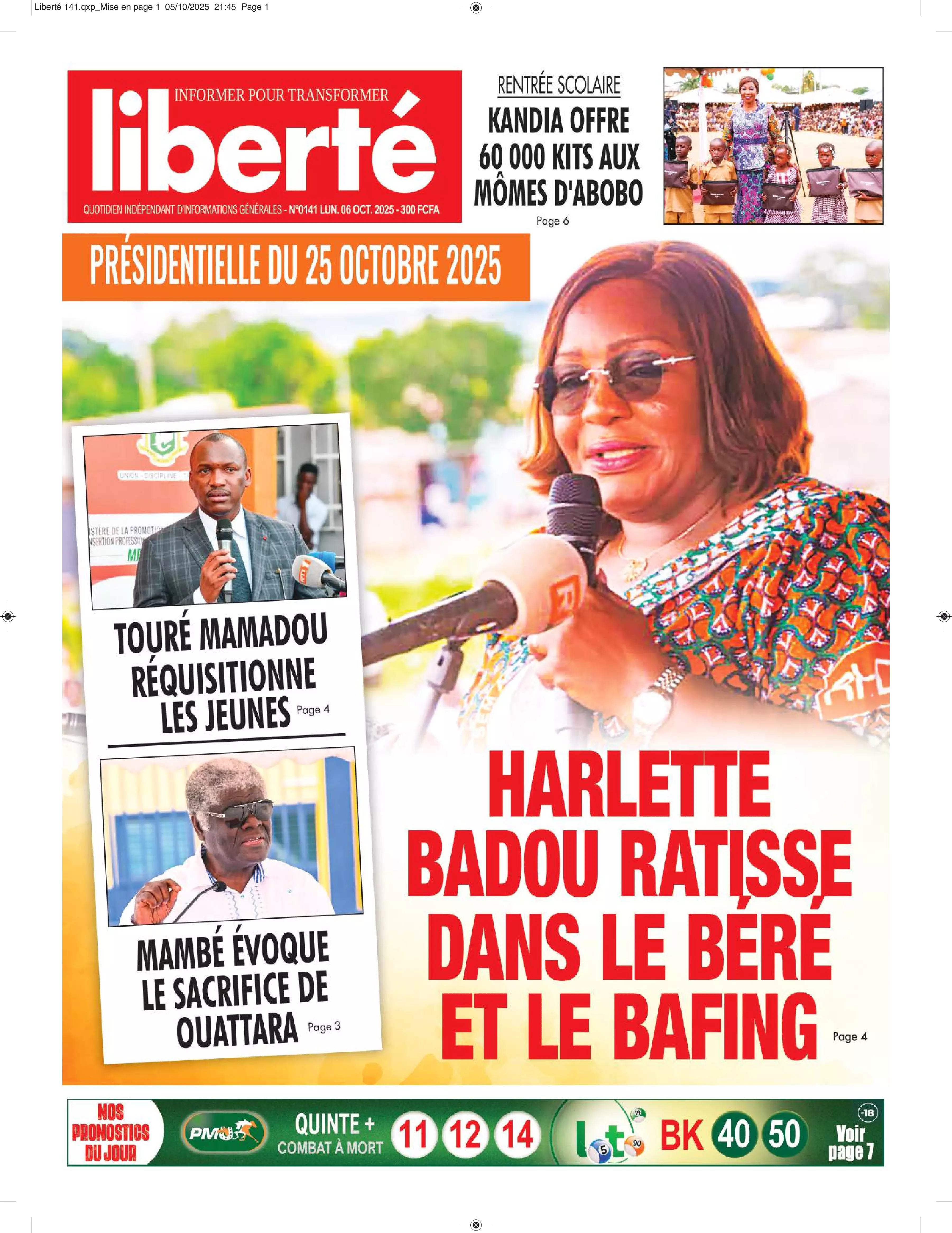 N° 141 - 2025-10-06
