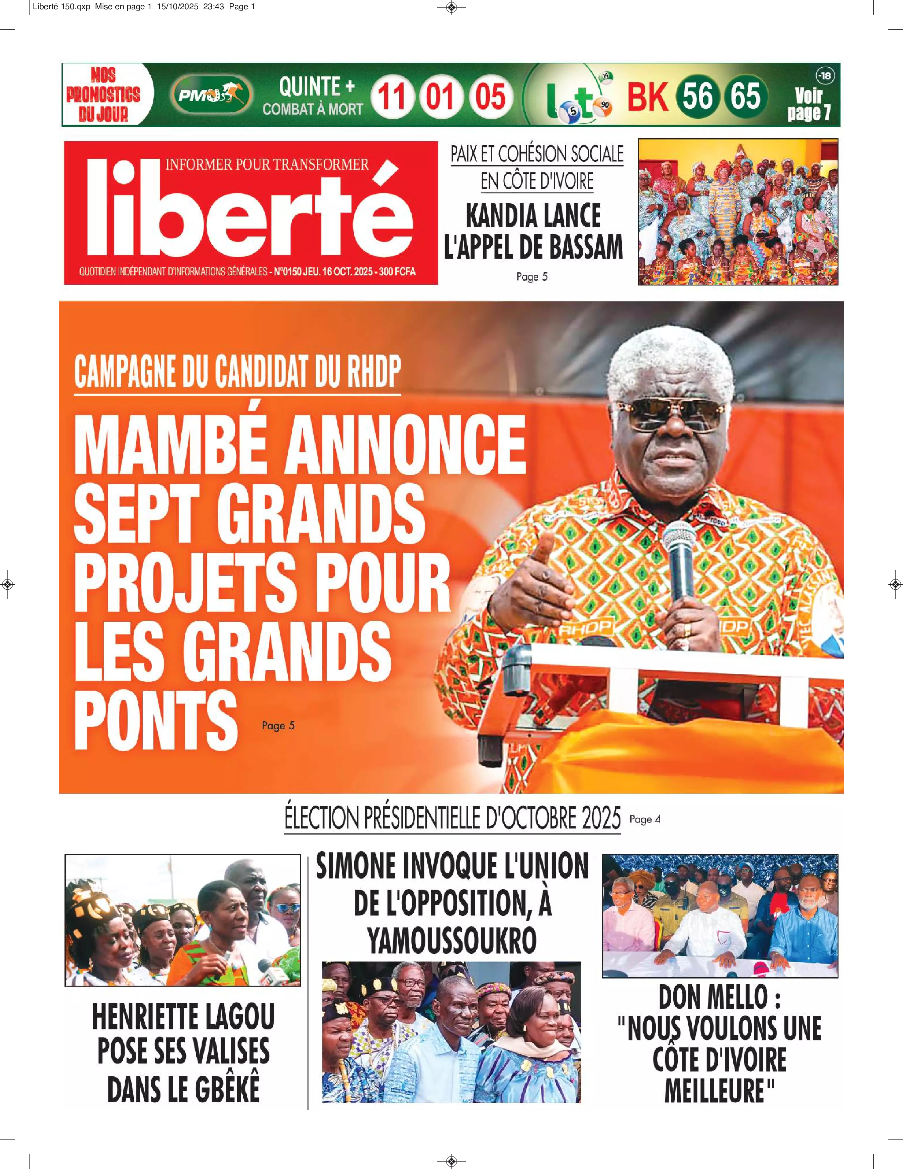 N° 150 - 2025-10-16