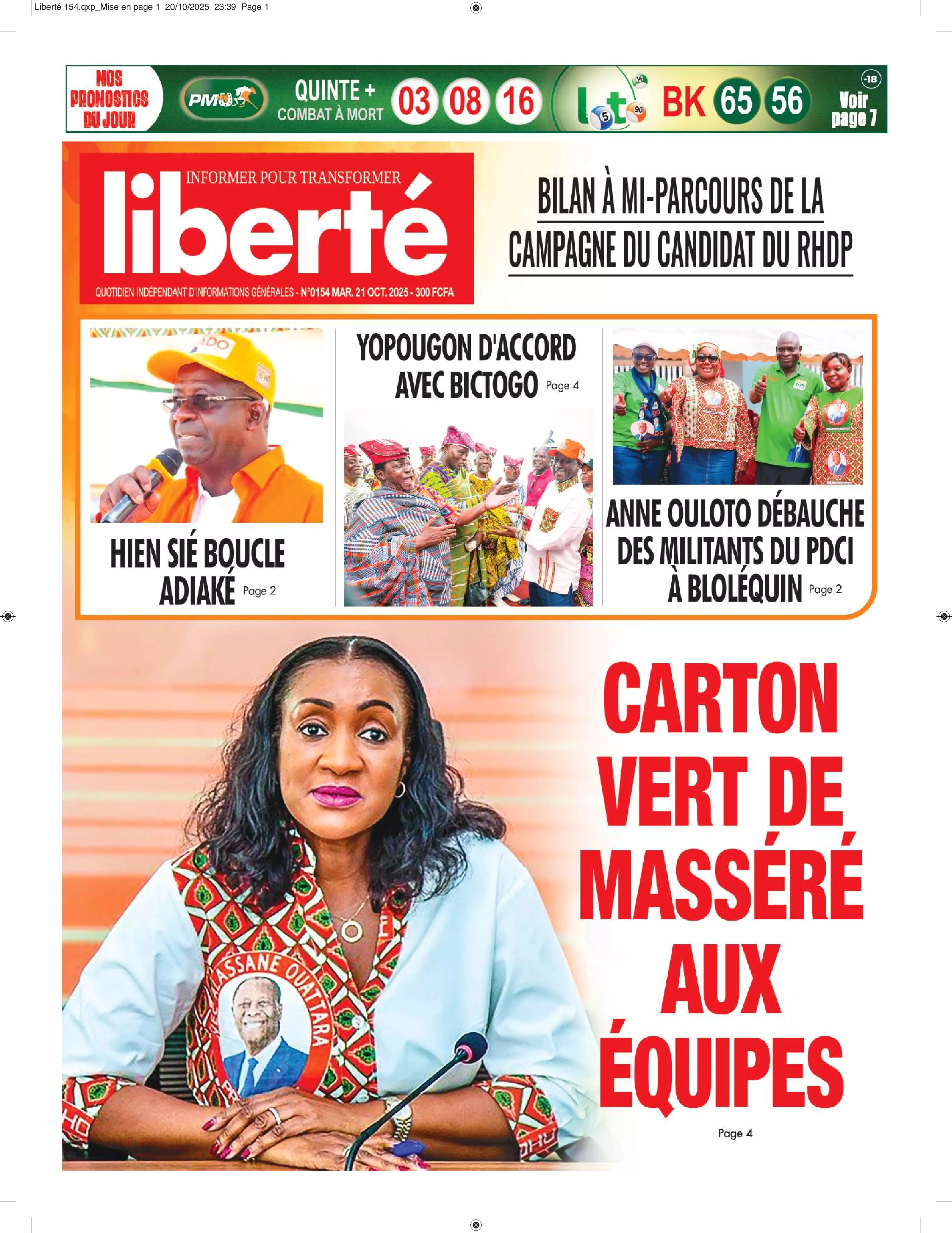 N° 154 - 2025-10-21