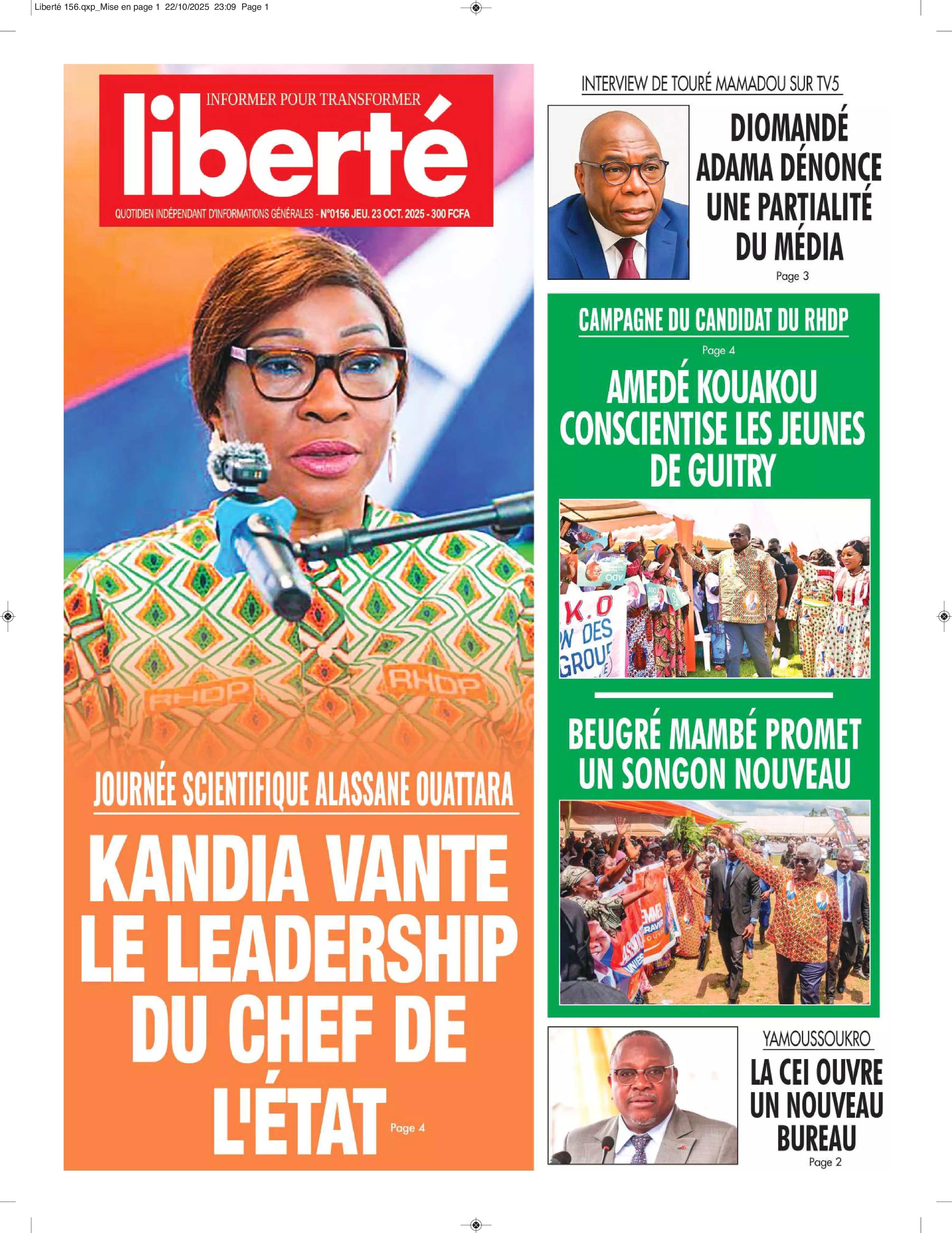 N° 156 - 2025-10-23