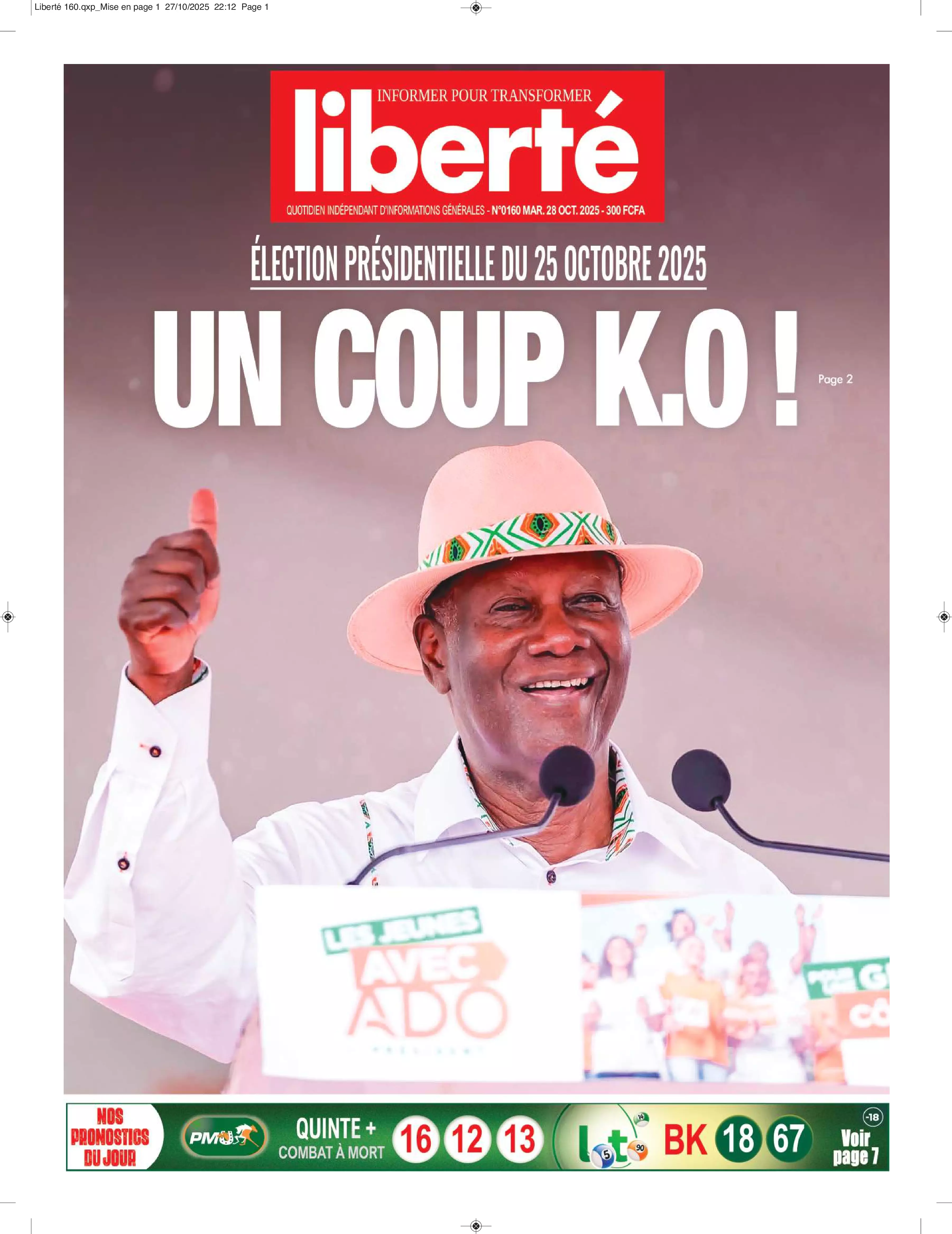 N° 160 - 2025-10-28