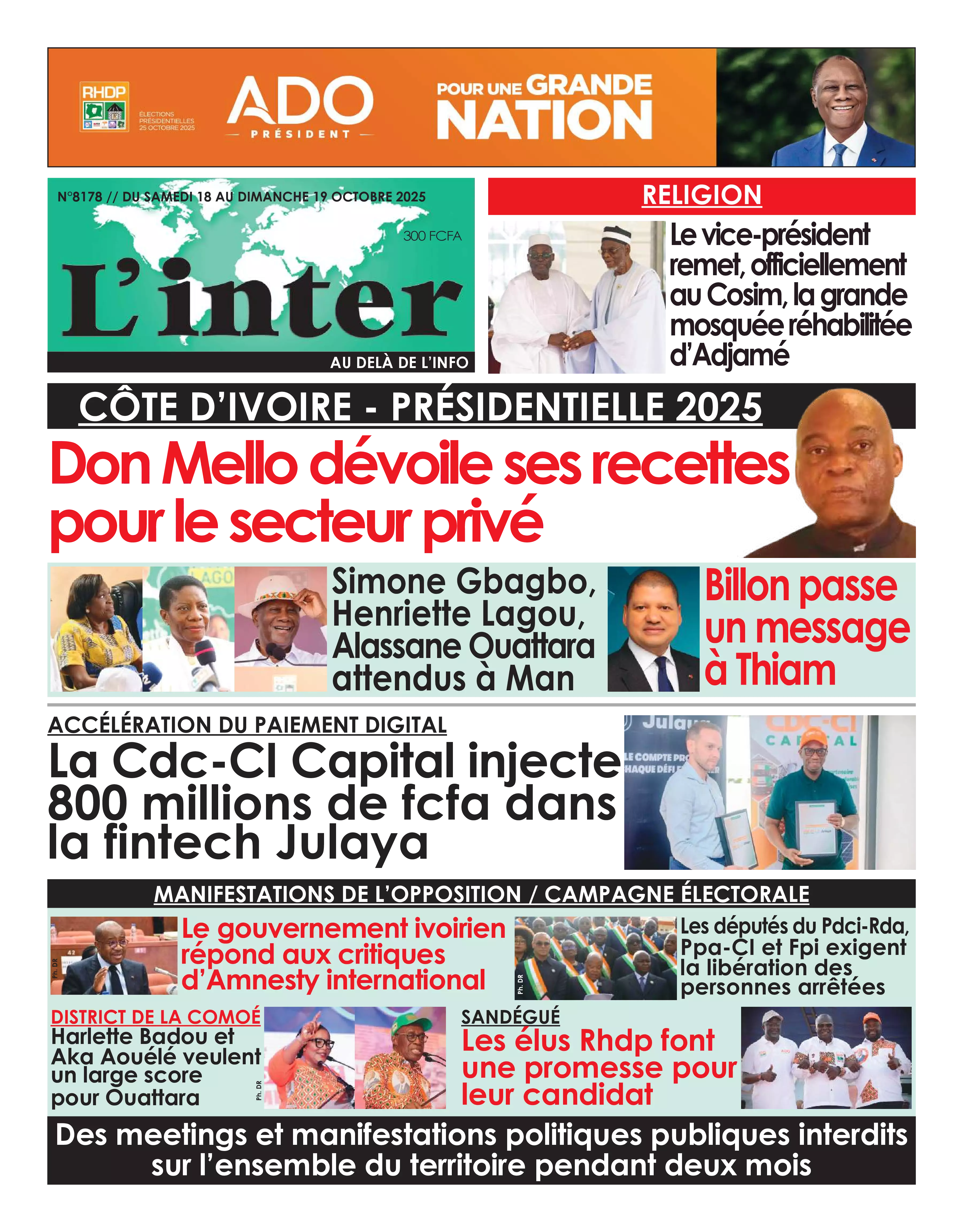N° 8178 - 2025-10-18