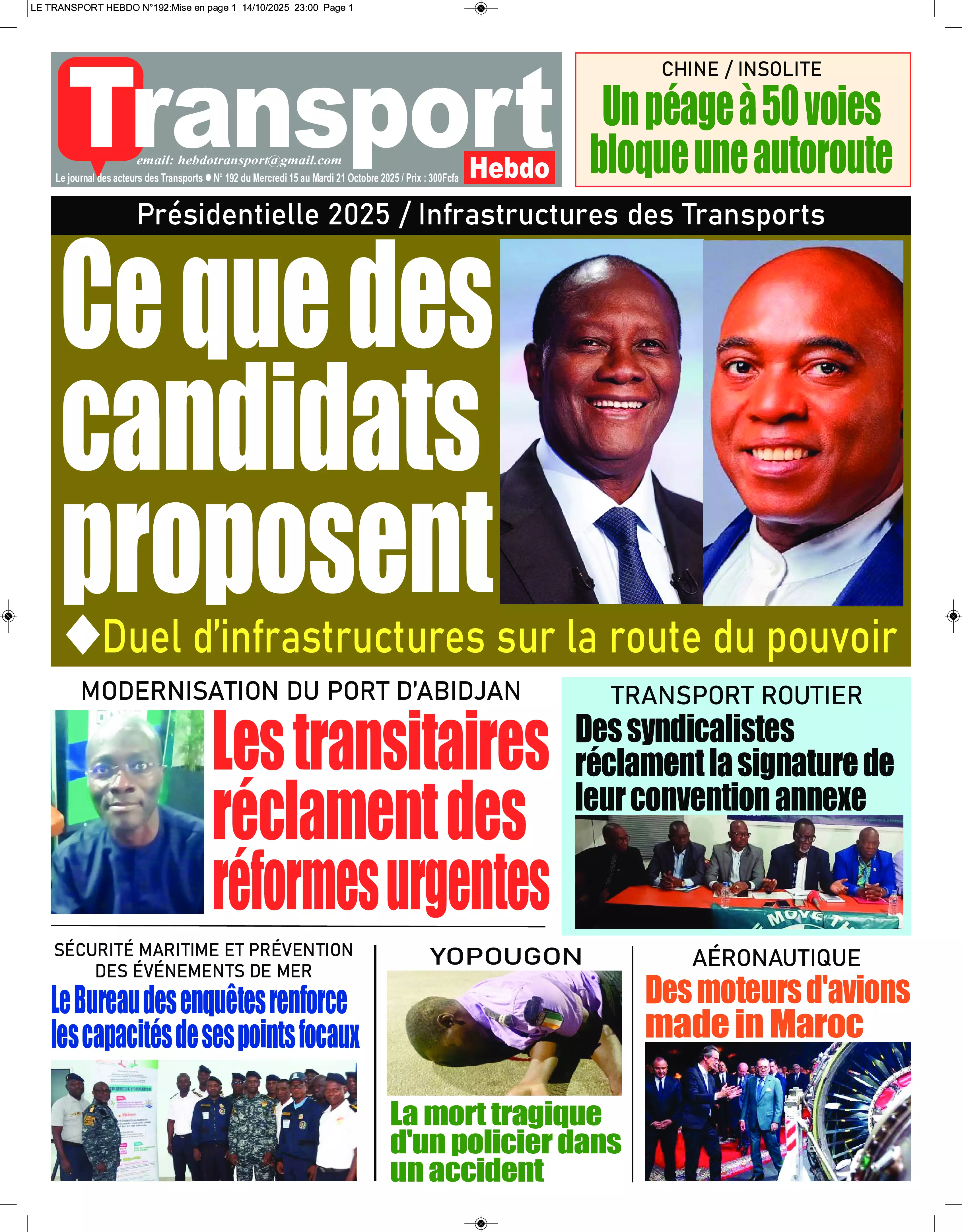 TRANSPORT HEBDO N° 192