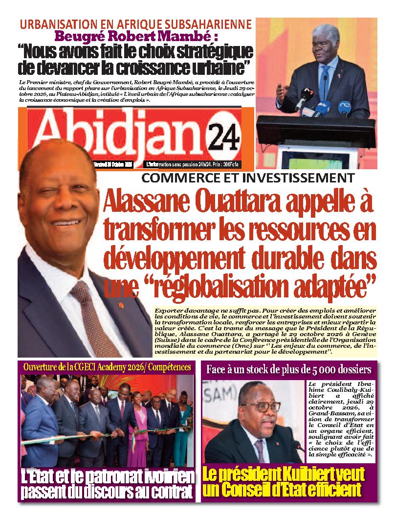 ABIDJAN 24 N° 1826
