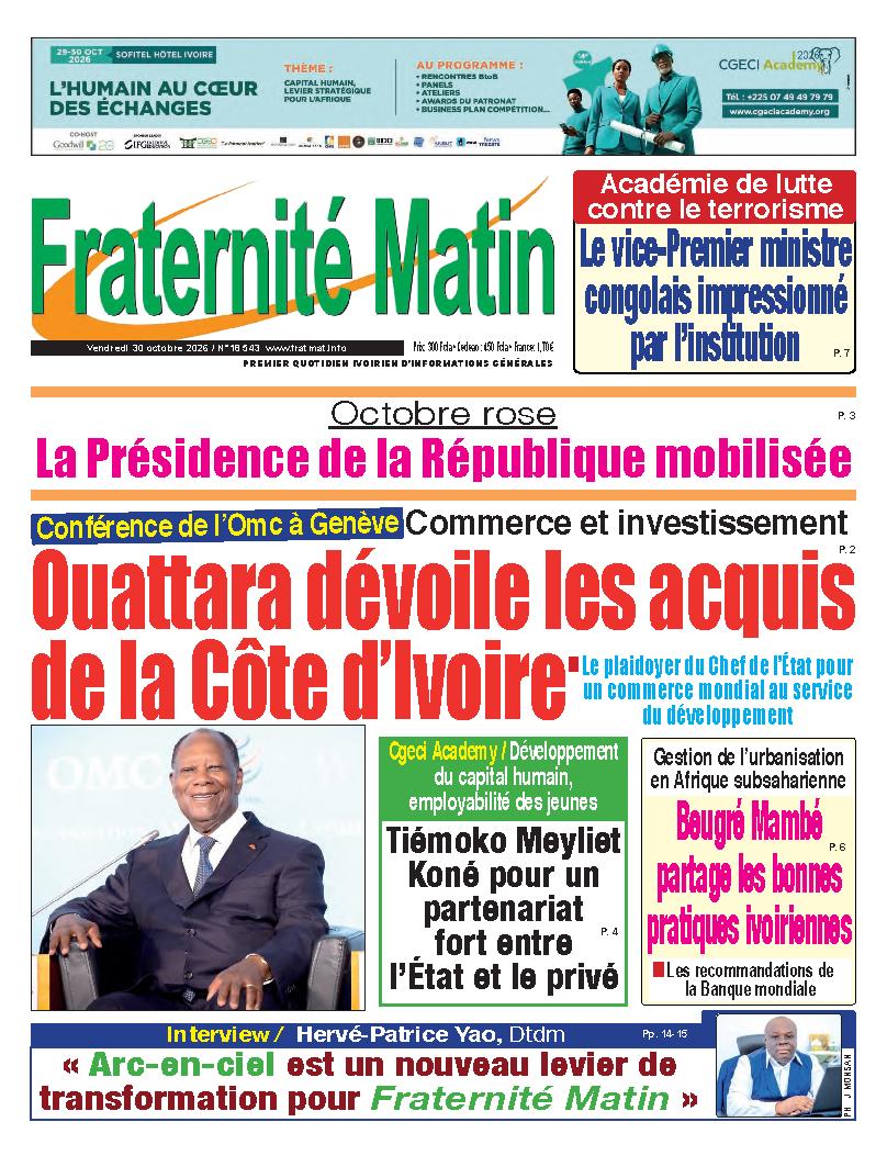 FRATERNITE MATIN N° 18543
