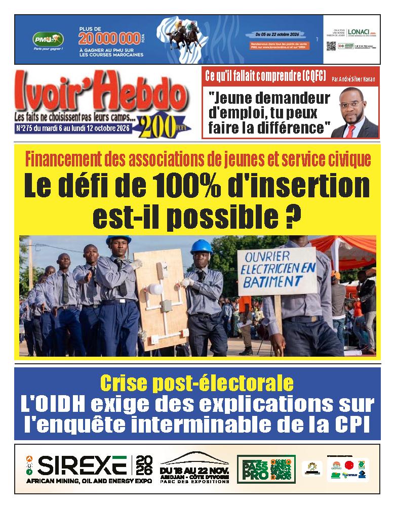 IVOIR HEBDO N° 275