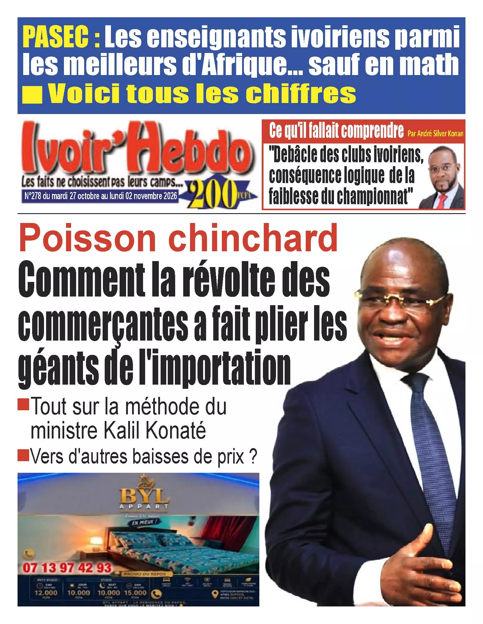 IVOIR HEBDO N° 278