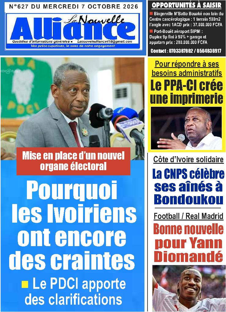 LA NOUVELLE ALLIANCE N° 627