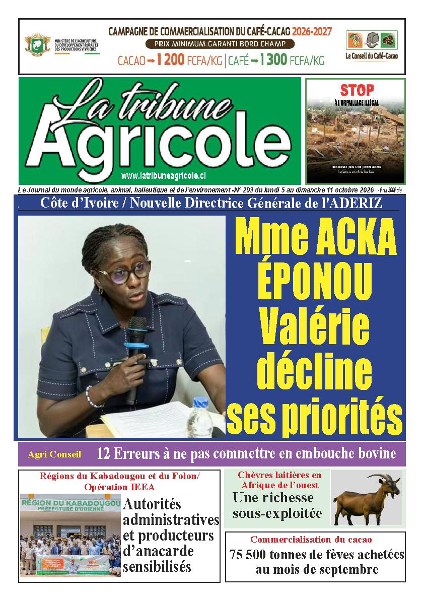LA TRIBUNE AGRICOLE N° 293