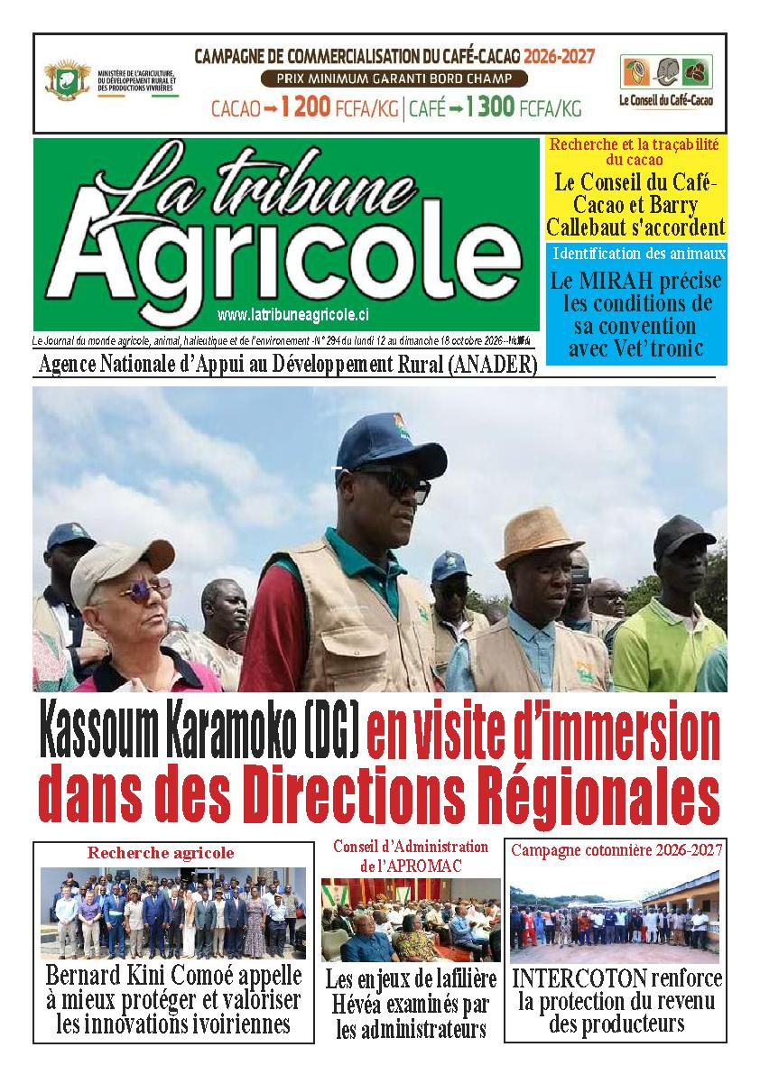 LA TRIBUNE AGRICOLE N° 294