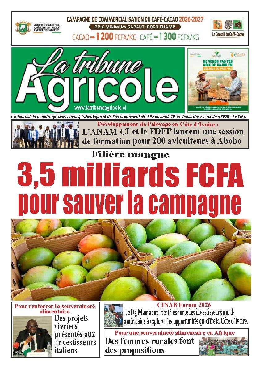 LA TRIBUNE AGRICOLE N° 295