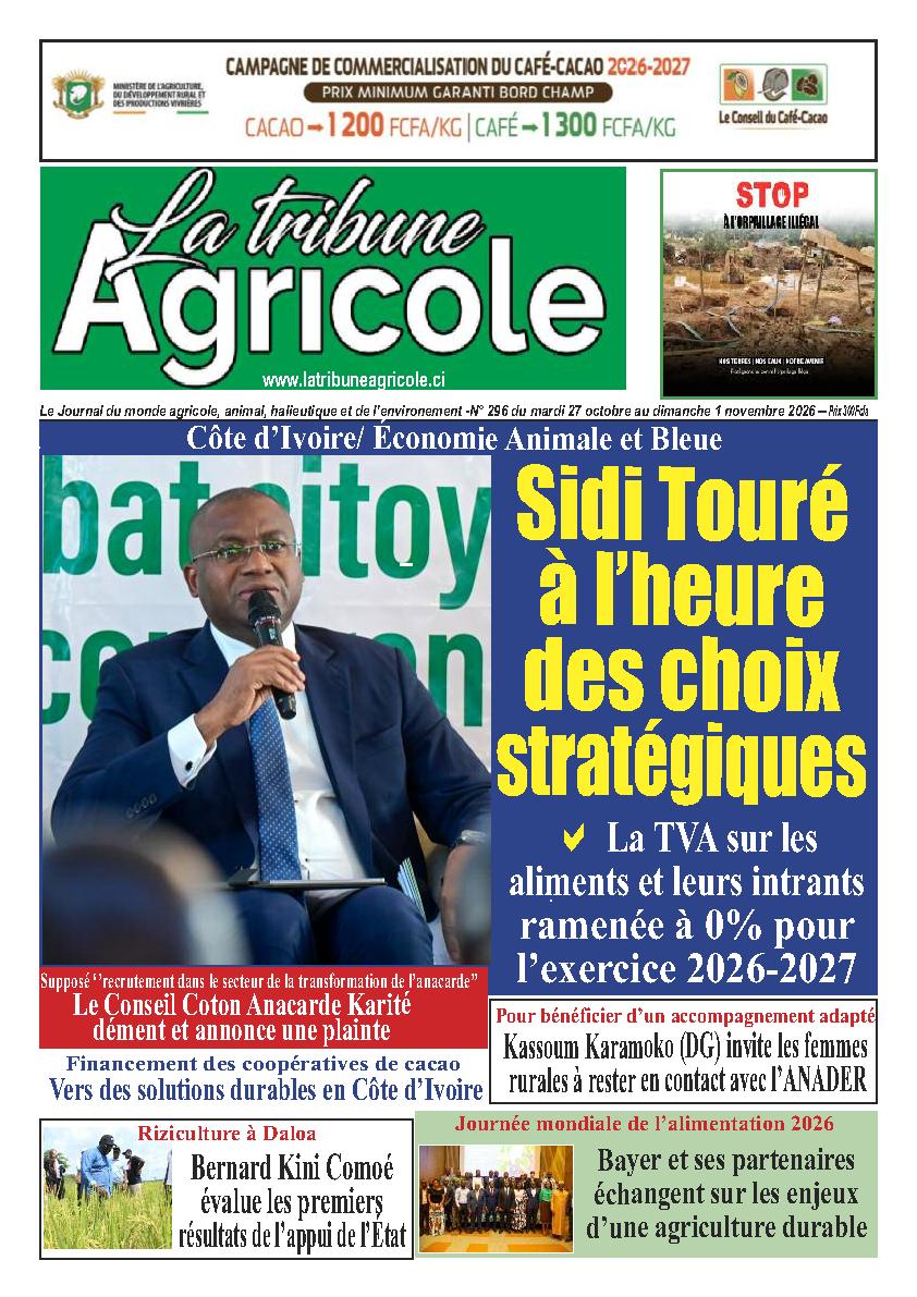 LA TRIBUNE AGRICOLE N° 296