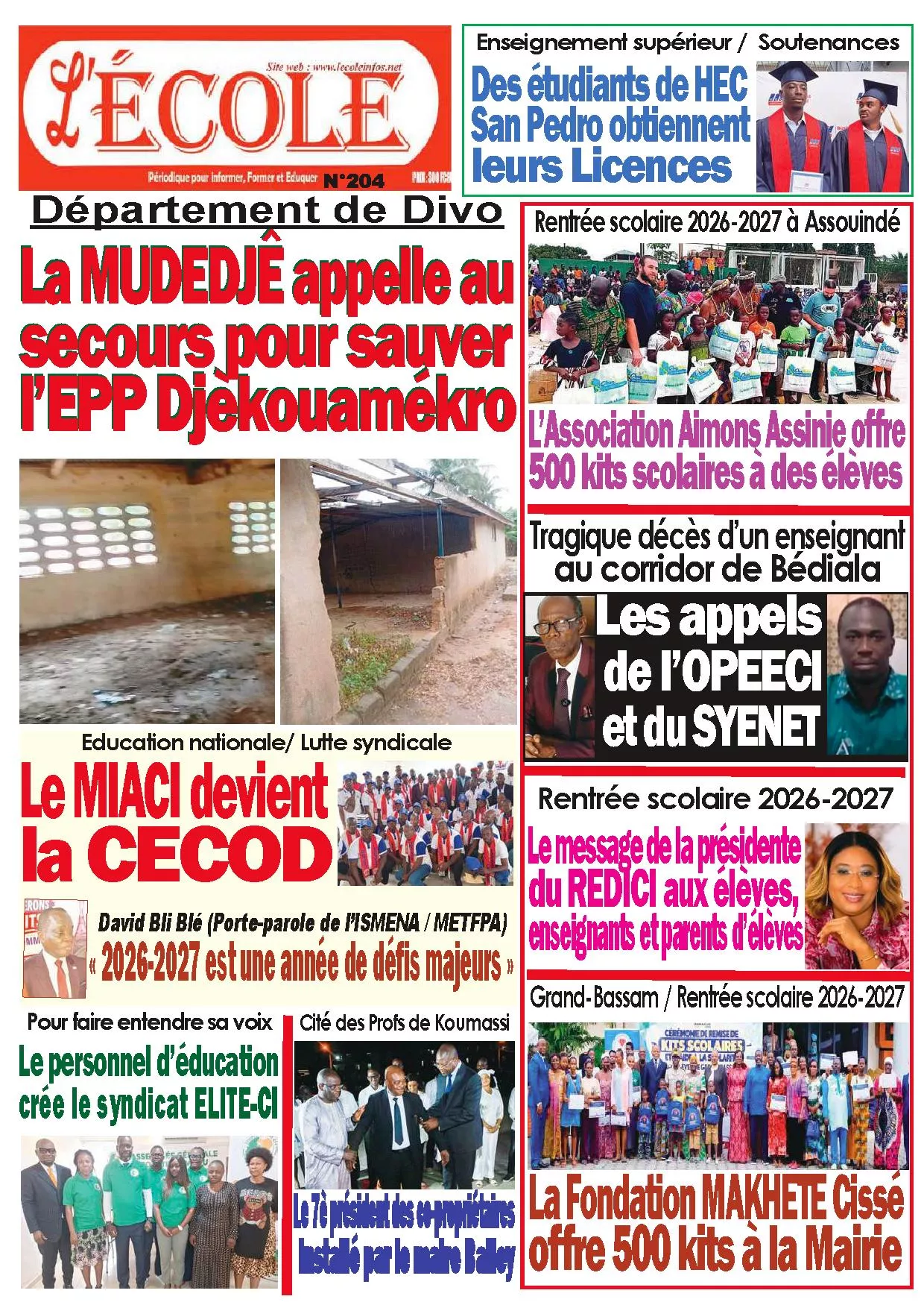 L'ECOLE N° 204