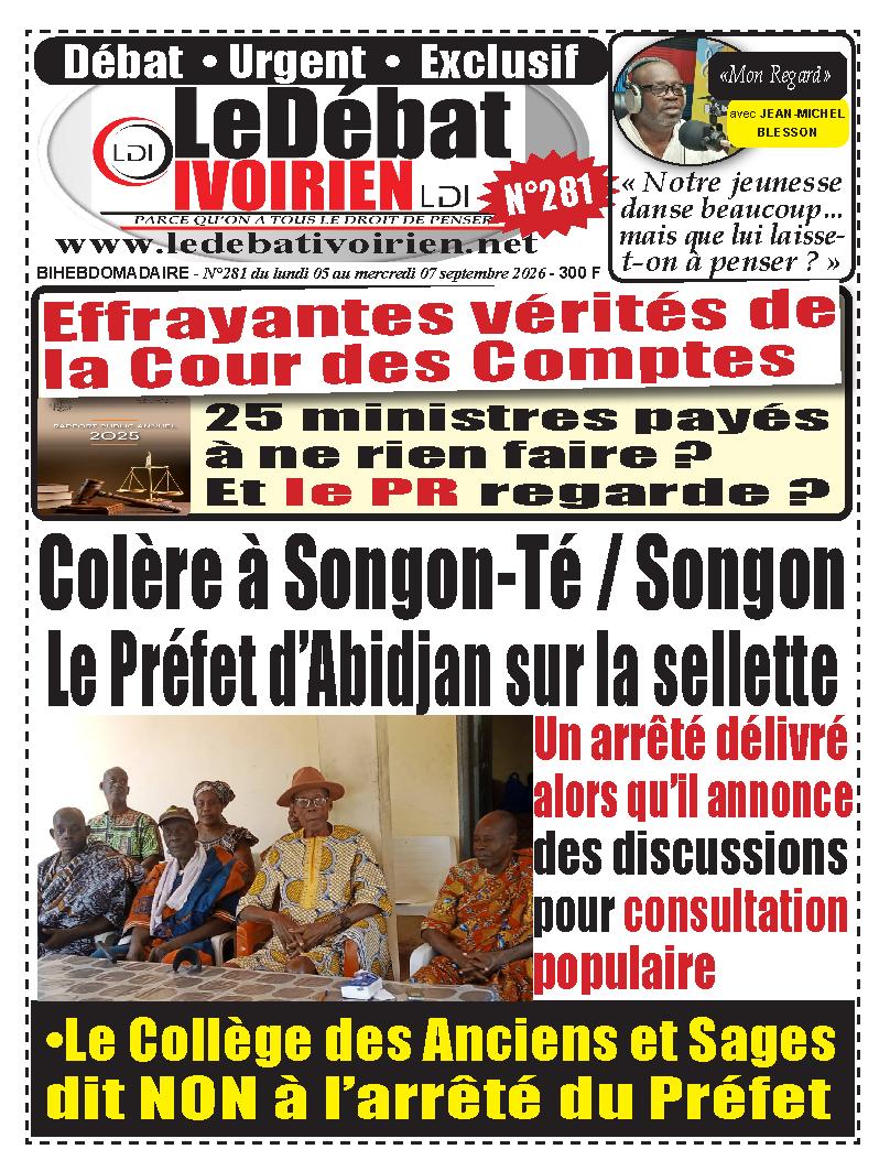 LE DEBAT IVOIRIEN N° 281