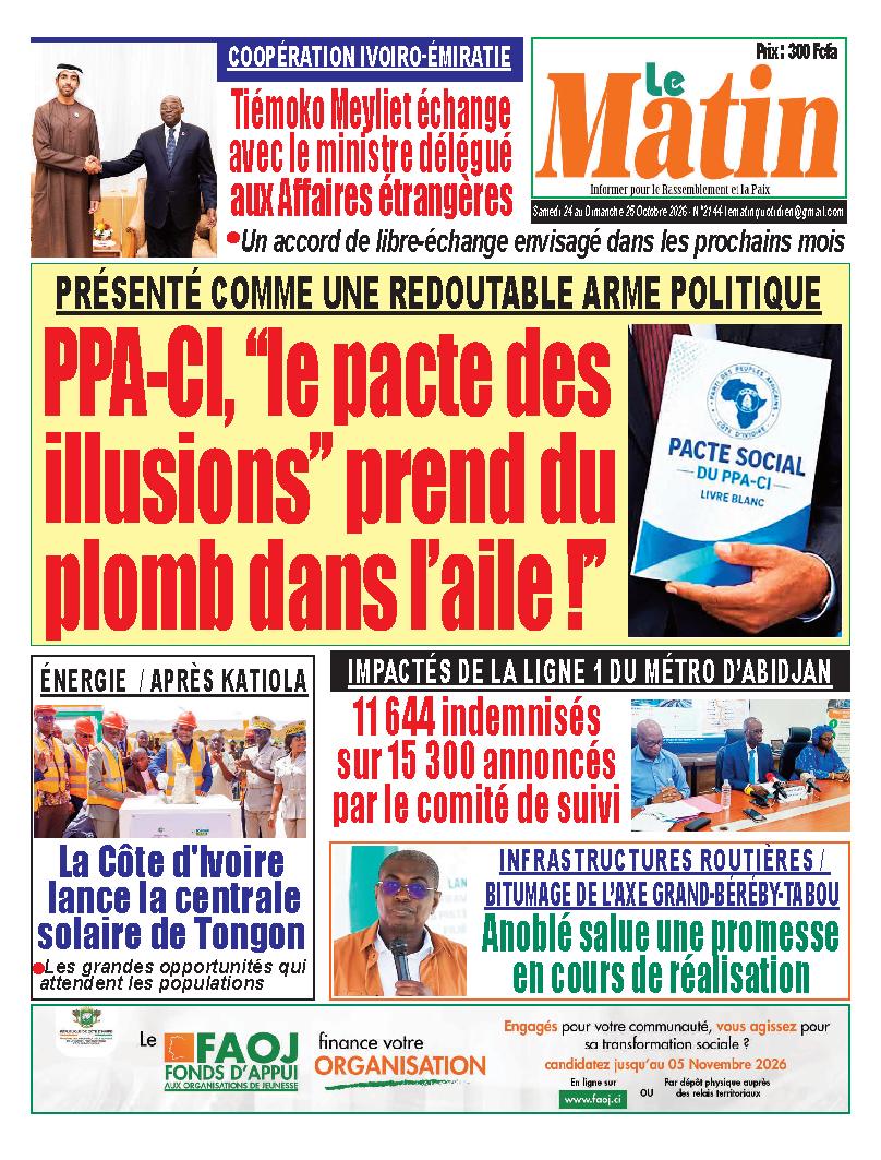LE MATIN N° 2144
