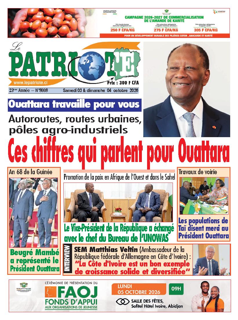 LE PATRIOTE N° 8008