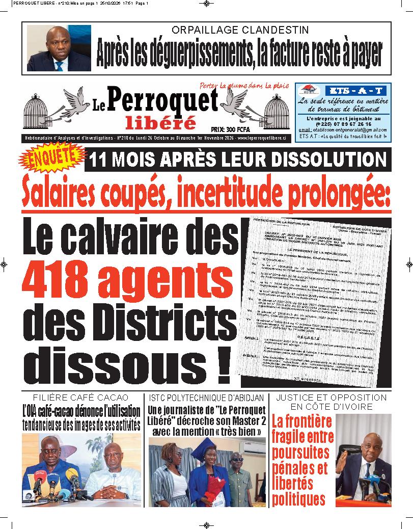 LE PERROQUET LIBERE N° 210