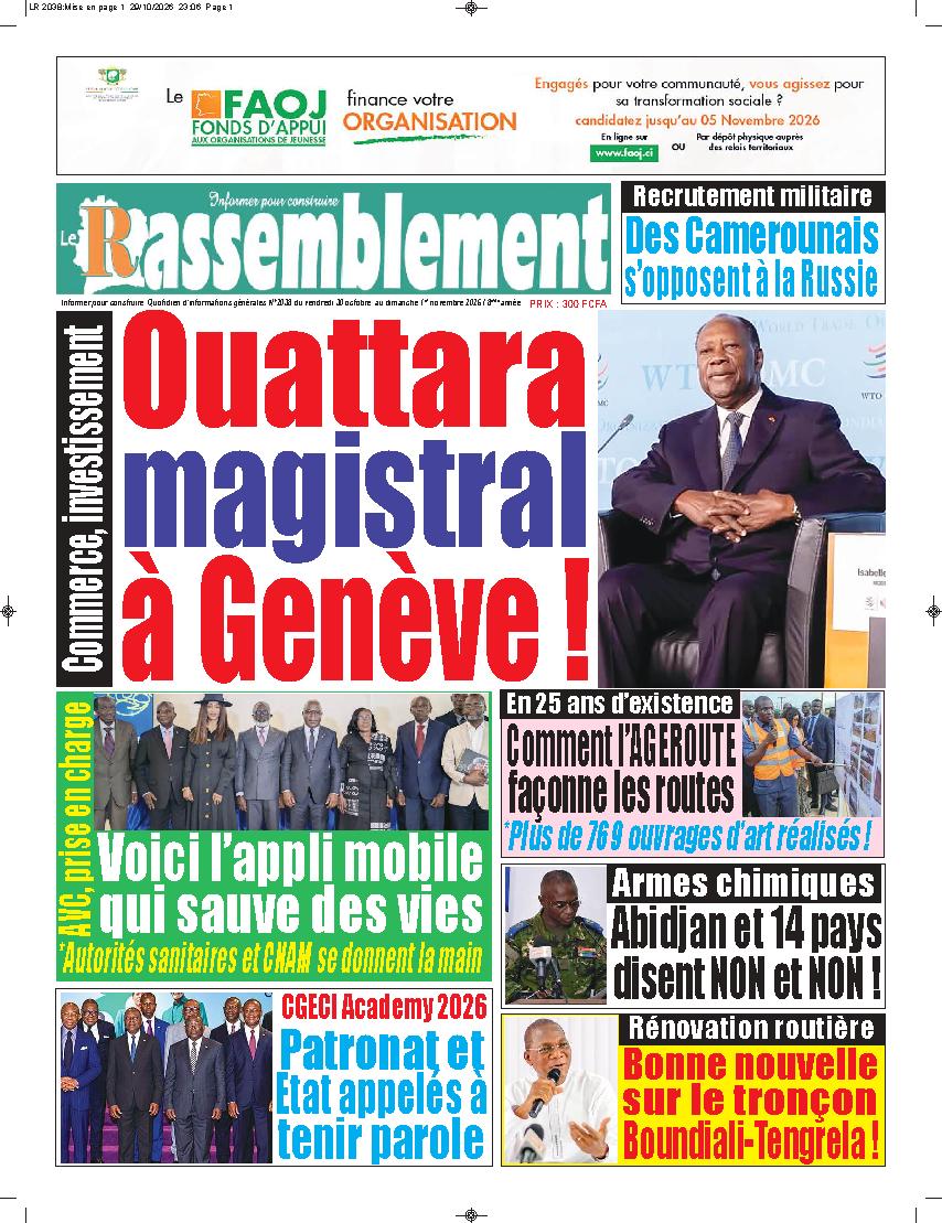 LE RASSEMBLEMENT N° 2038