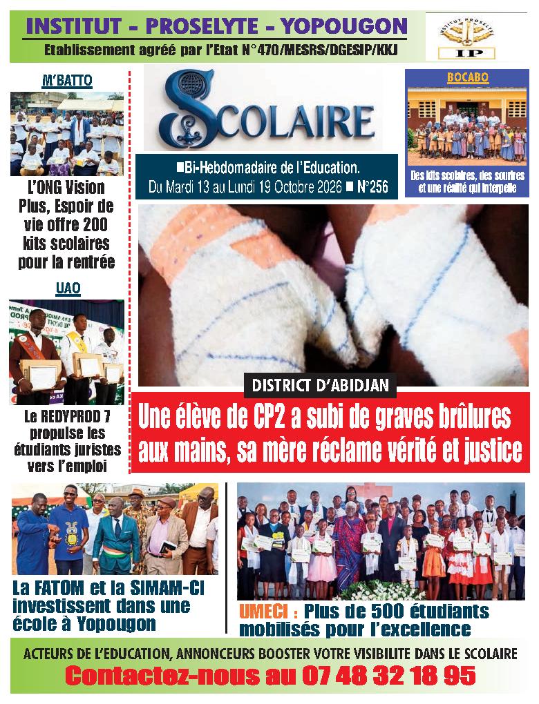 LE SCOLAIRE N° 256