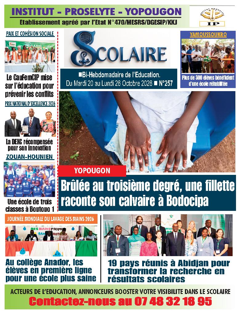 LE SCOLAIRE N° 257