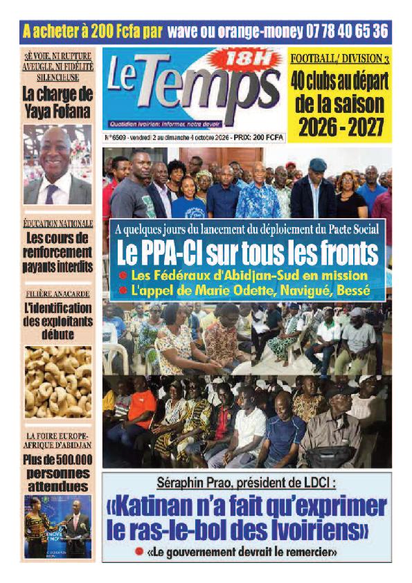 LE TEMPS N° 6509