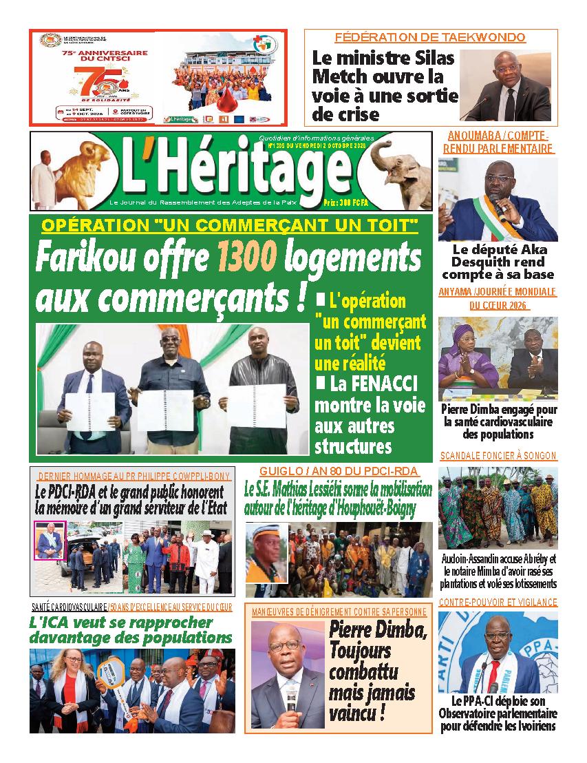 L'HERITAGE N° 1305