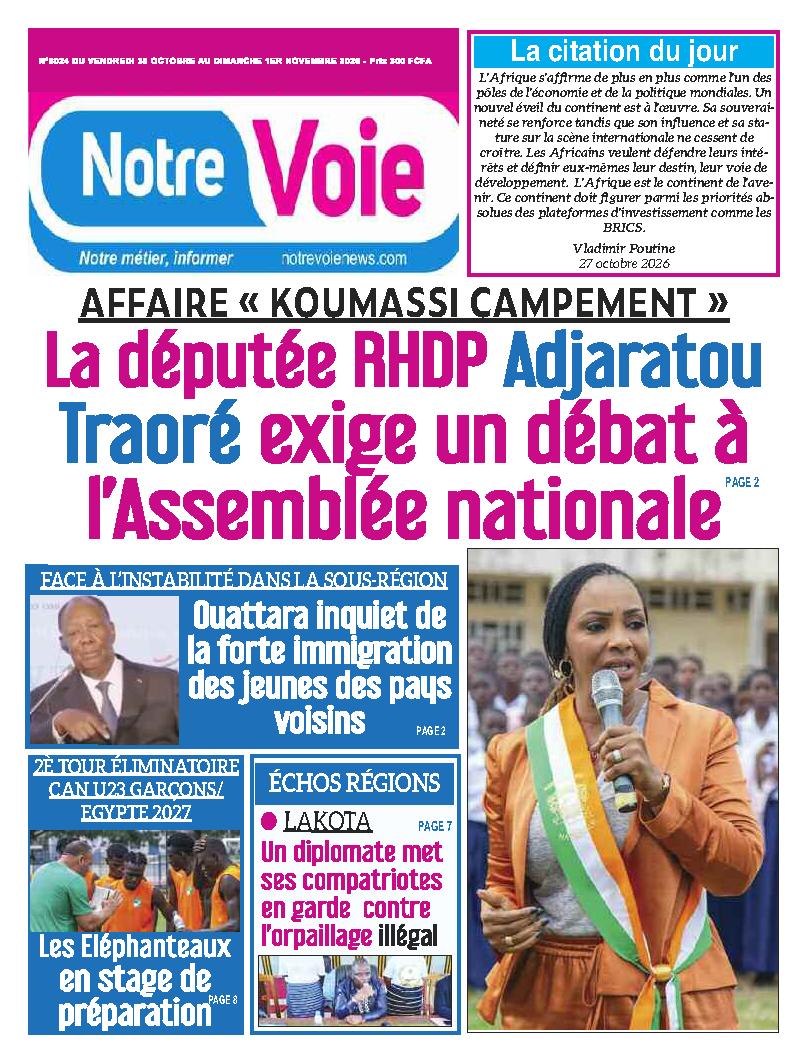 NOTRE VOIE N° 8024