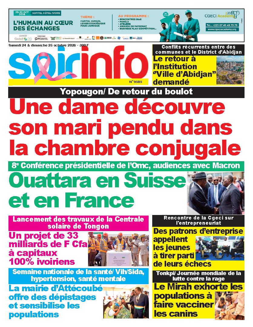 SOIR INFO N° 9585
