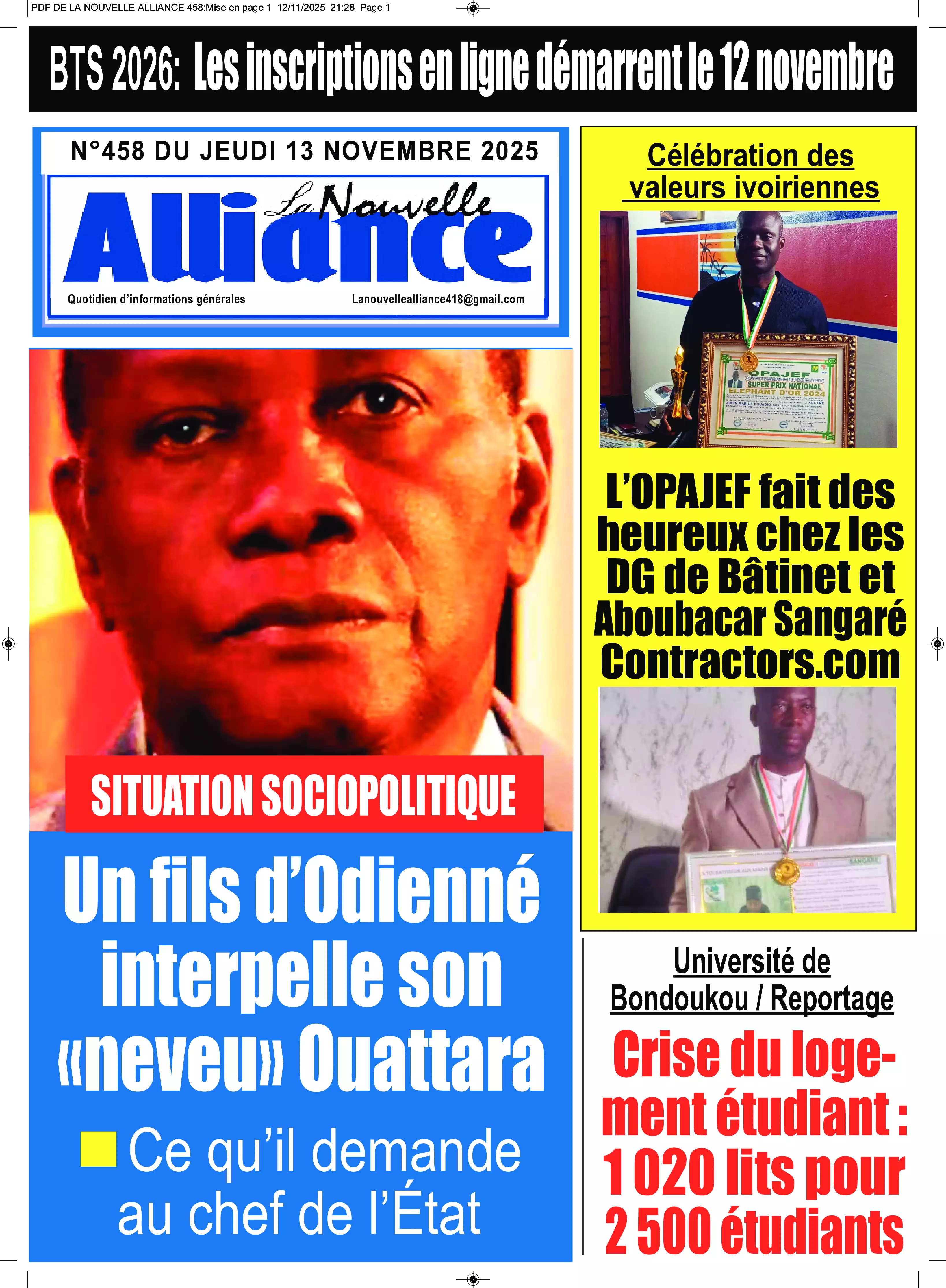LA NOUVELLE ALLIANCE